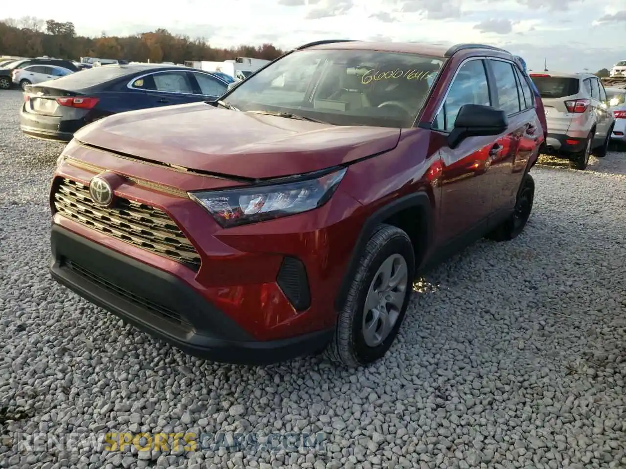 2 Photograph of a damaged car 2T3H1RFV3LC081536 TOYOTA RAV4 2020