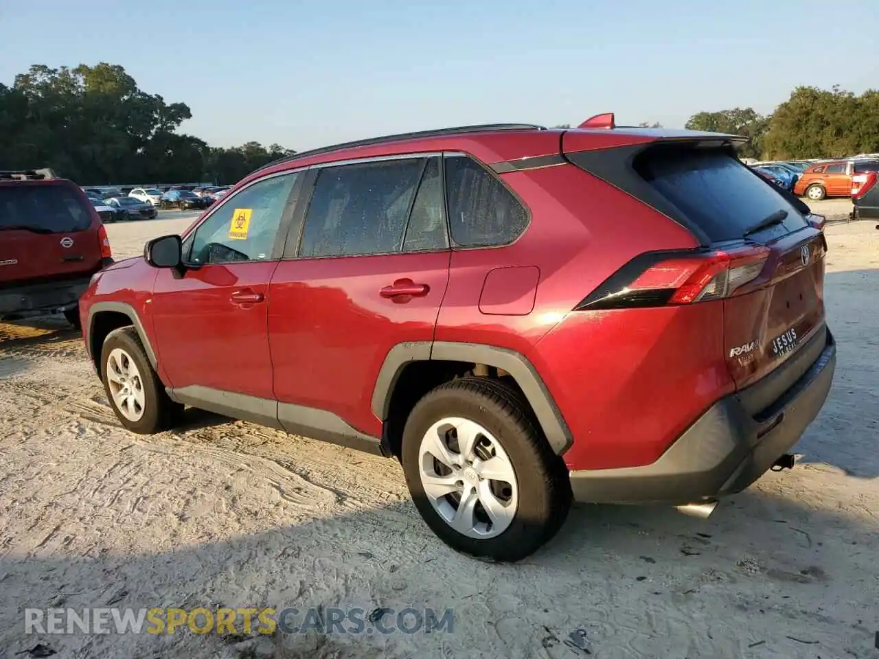 2 Photograph of a damaged car 2T3H1RFV3LW059602 TOYOTA RAV4 2020