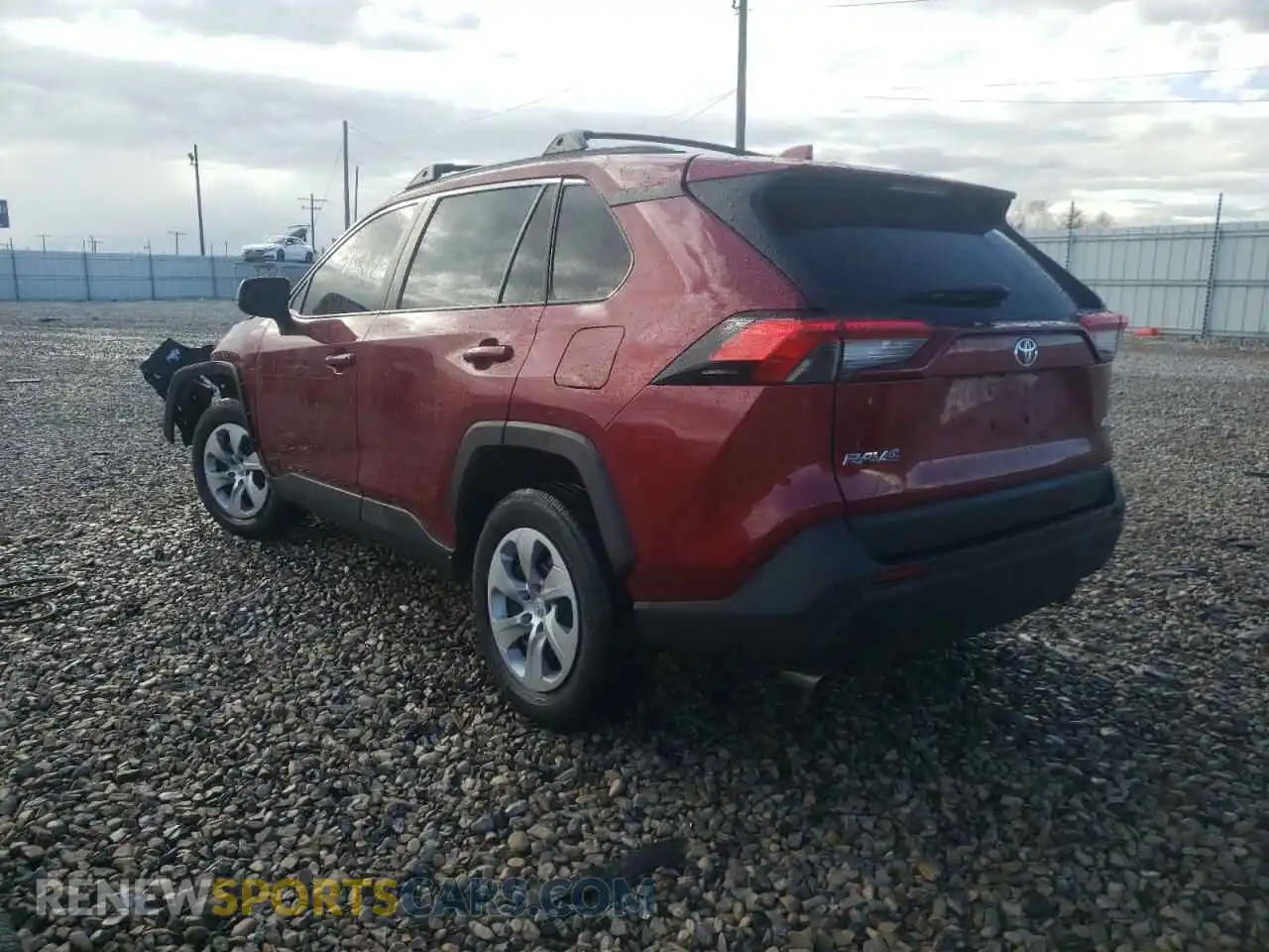 3 Photograph of a damaged car 2T3H1RFV3LW063083 TOYOTA RAV4 2020