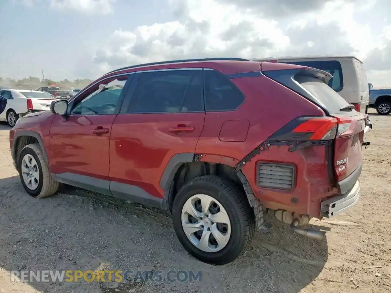 2 Photograph of a damaged car 2T3H1RFV4LC033866 TOYOTA RAV4 2020