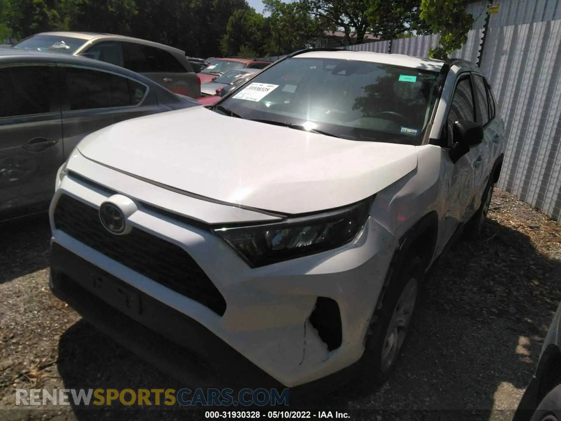 2 Photograph of a damaged car 2T3H1RFV4LC035505 TOYOTA RAV4 2020