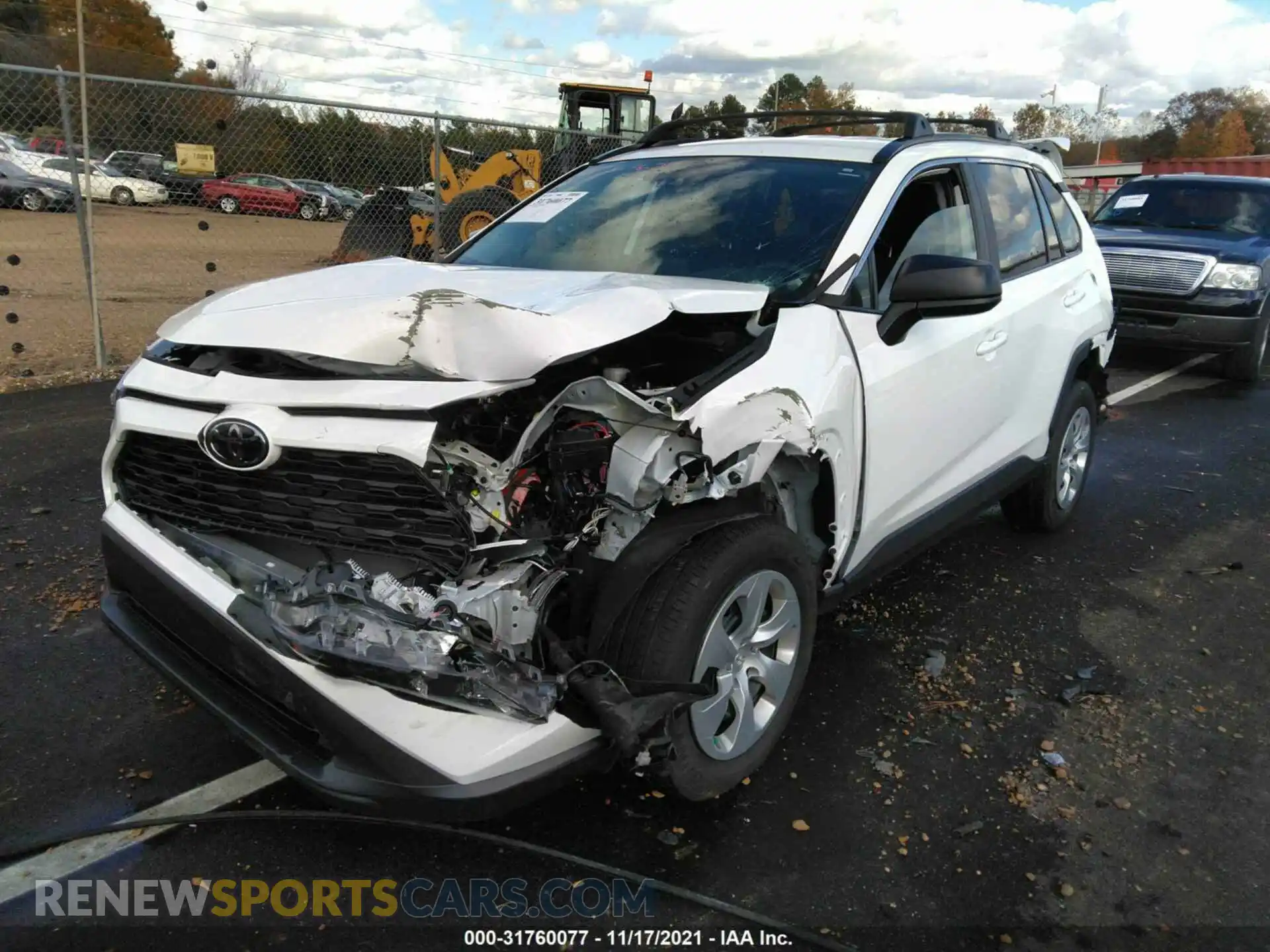 2 Photograph of a damaged car 2T3H1RFV4LW077641 TOYOTA RAV4 2020