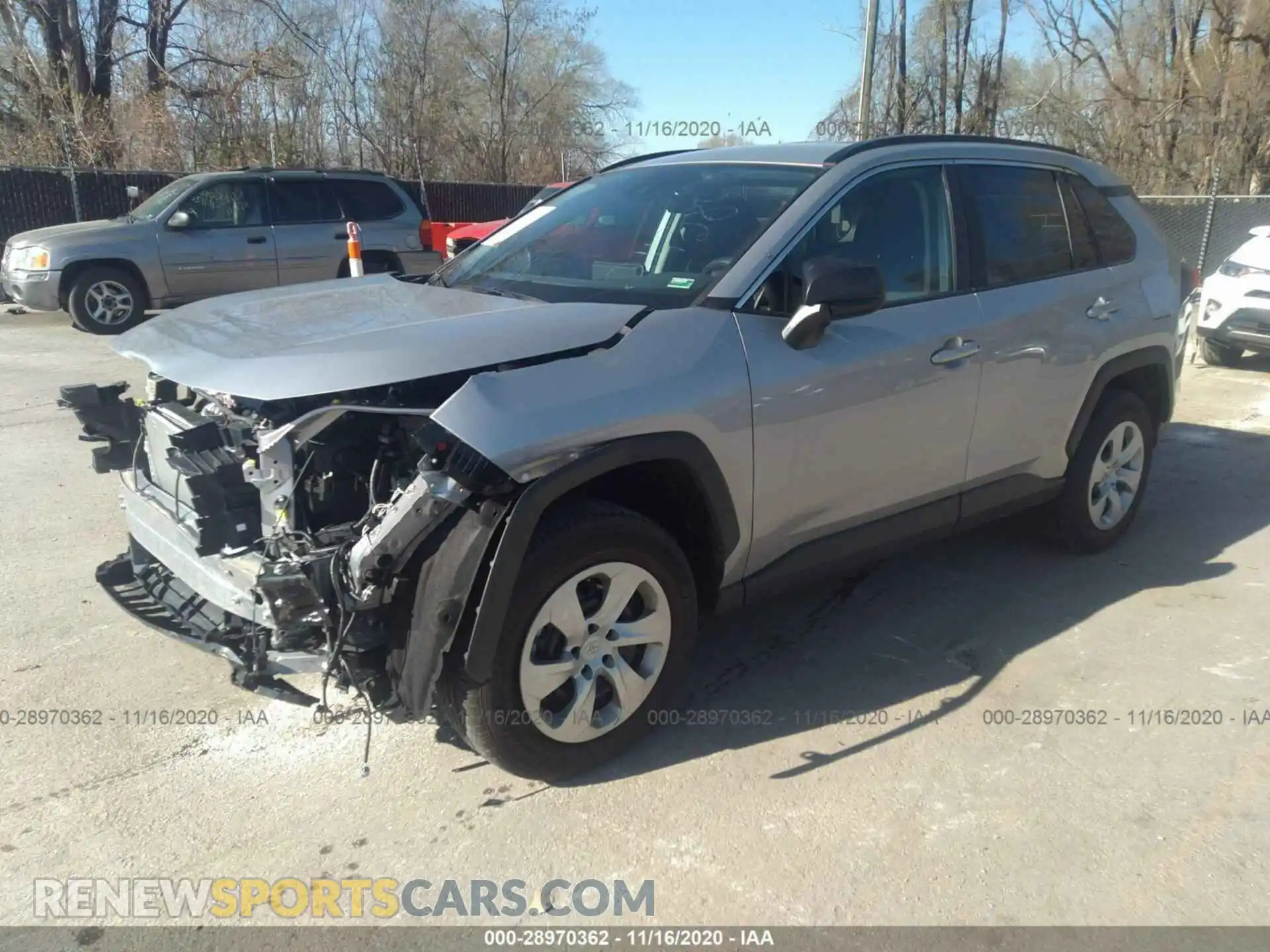 2 Photograph of a damaged car 2T3H1RFV4LW084847 TOYOTA RAV4 2020