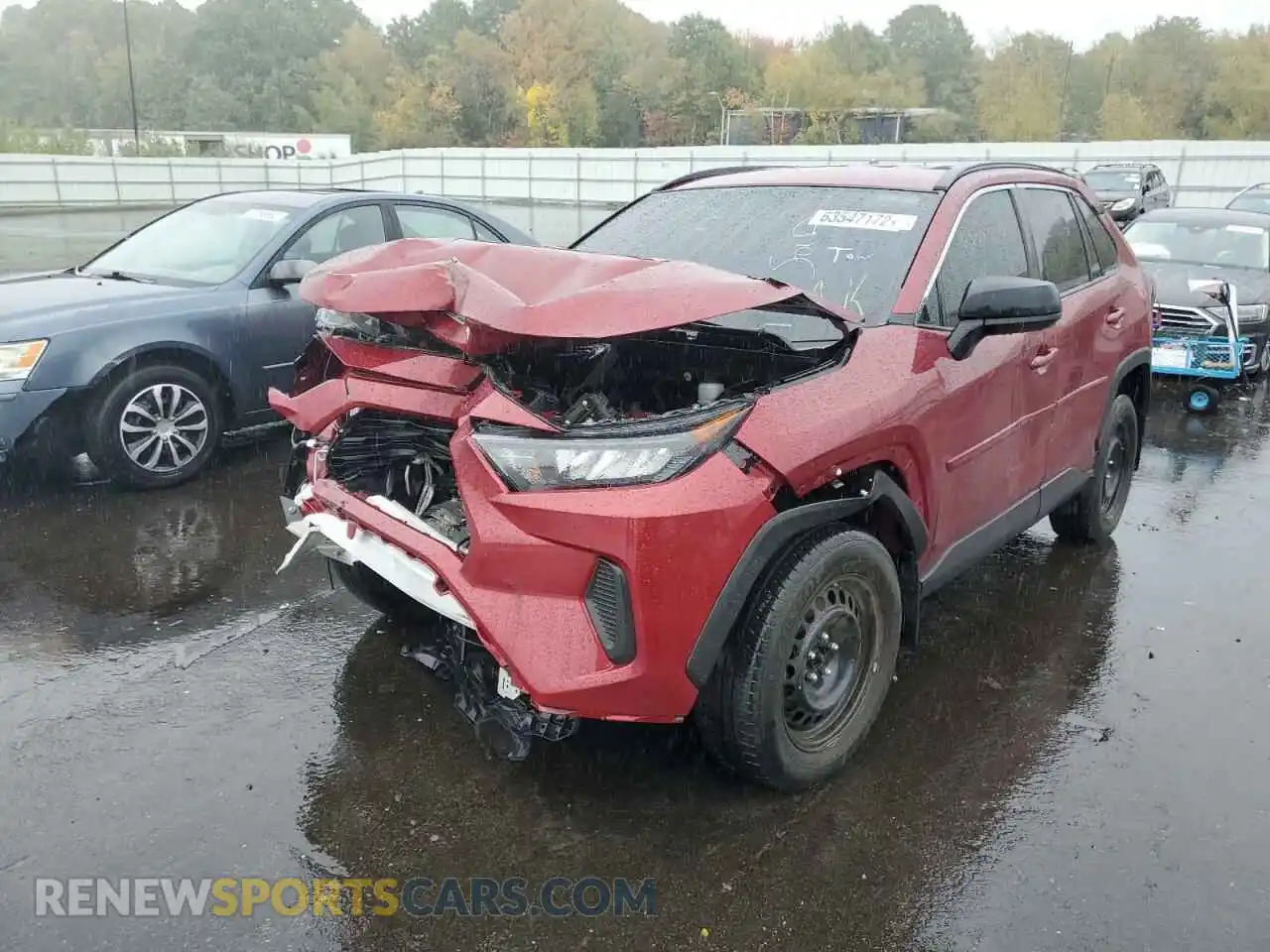 2 Photograph of a damaged car 2T3H1RFV4LW091166 TOYOTA RAV4 2020