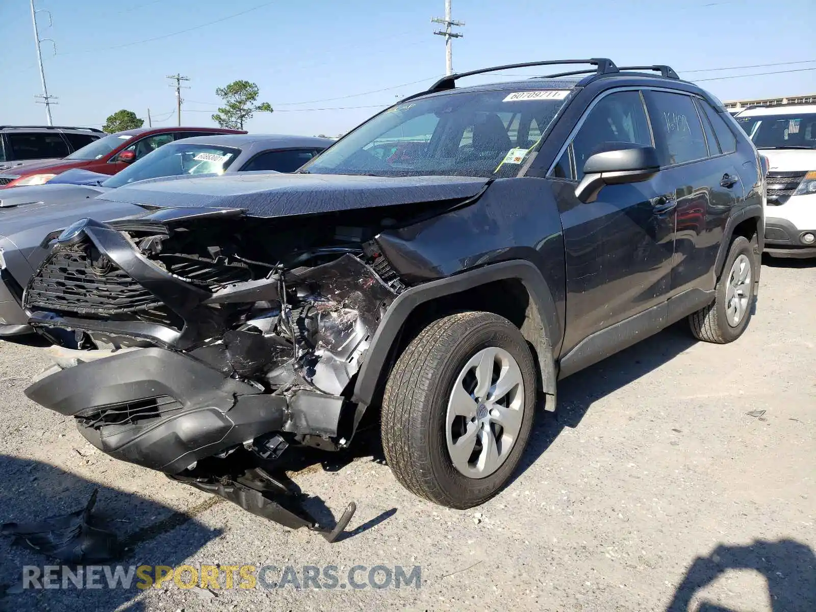 2 Photograph of a damaged car 2T3H1RFV5LC046108 TOYOTA RAV4 2020