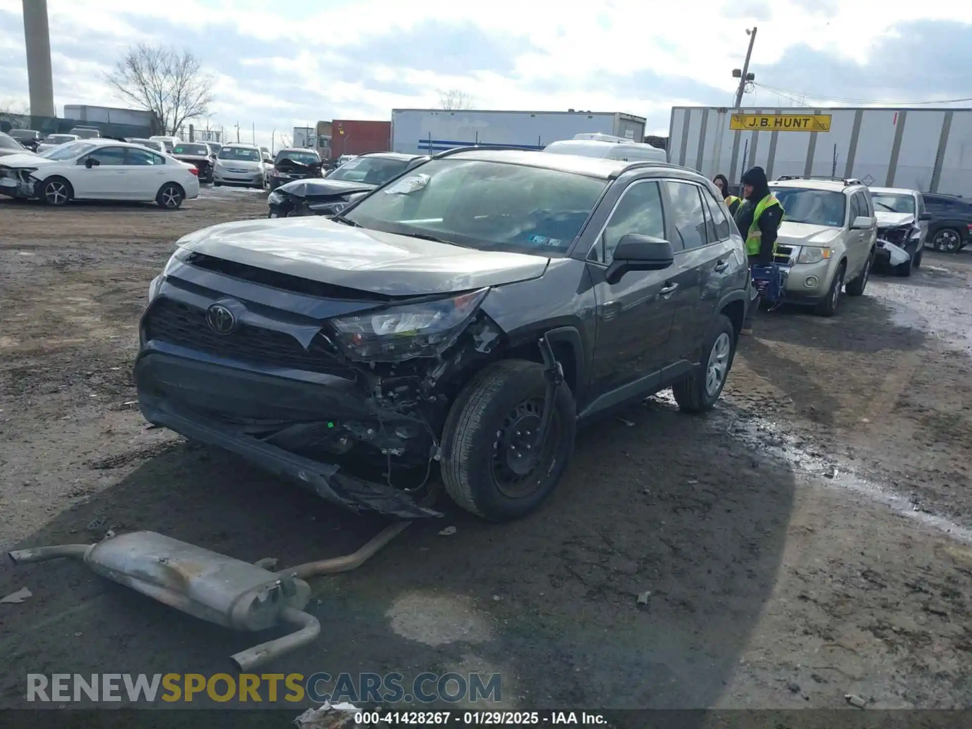 2 Photograph of a damaged car 2T3H1RFV5LC047341 TOYOTA RAV4 2020