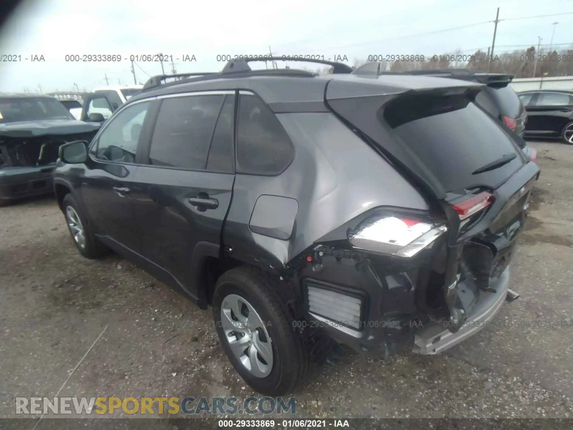 3 Photograph of a damaged car 2T3H1RFV5LC063555 TOYOTA RAV4 2020
