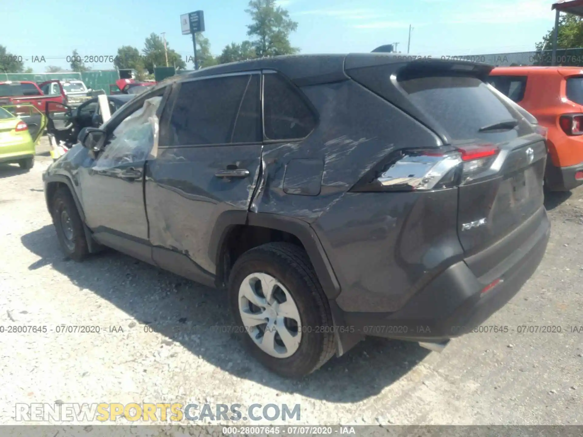 3 Photograph of a damaged car 2T3H1RFV5LC064074 TOYOTA RAV4 2020