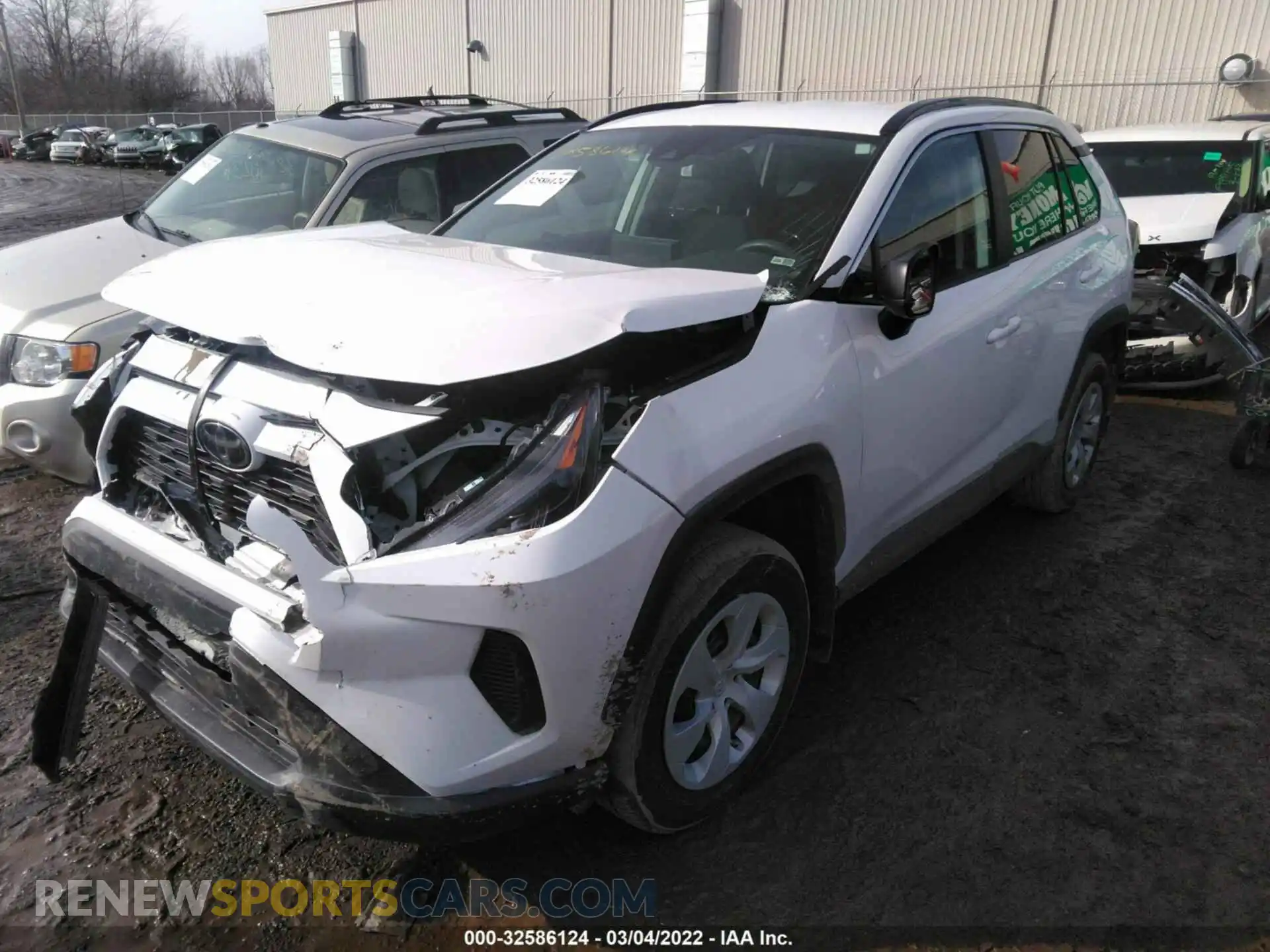 2 Photograph of a damaged car 2T3H1RFV5LC076077 TOYOTA RAV4 2020
