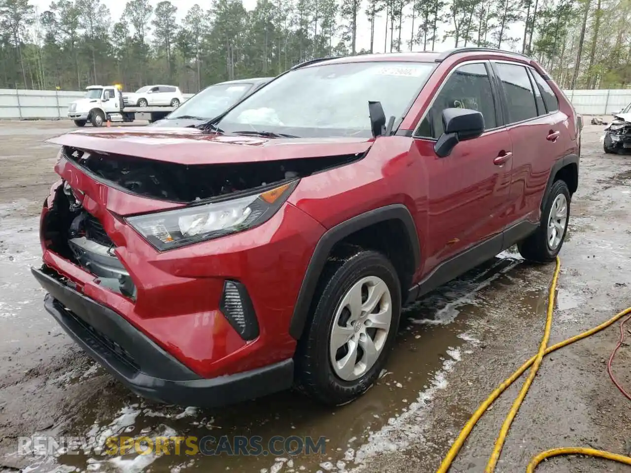 2 fotografías del automóvil dañado 2T3H1RFV6LC072698 TOYOTA RAV4 2020