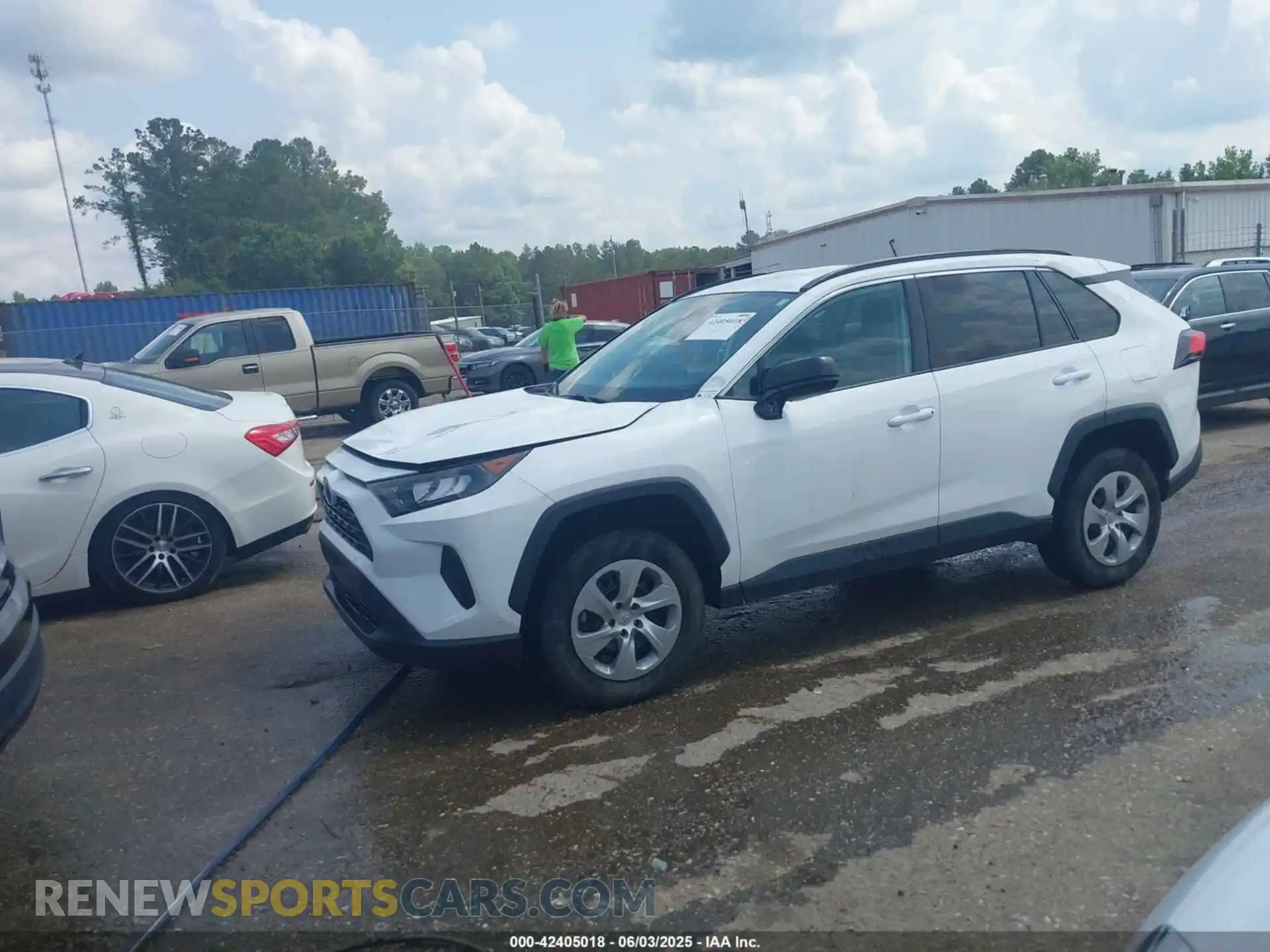 2 fotografías del automóvil dañado 2T3H1RFV6LW078726 TOYOTA RAV4 2020