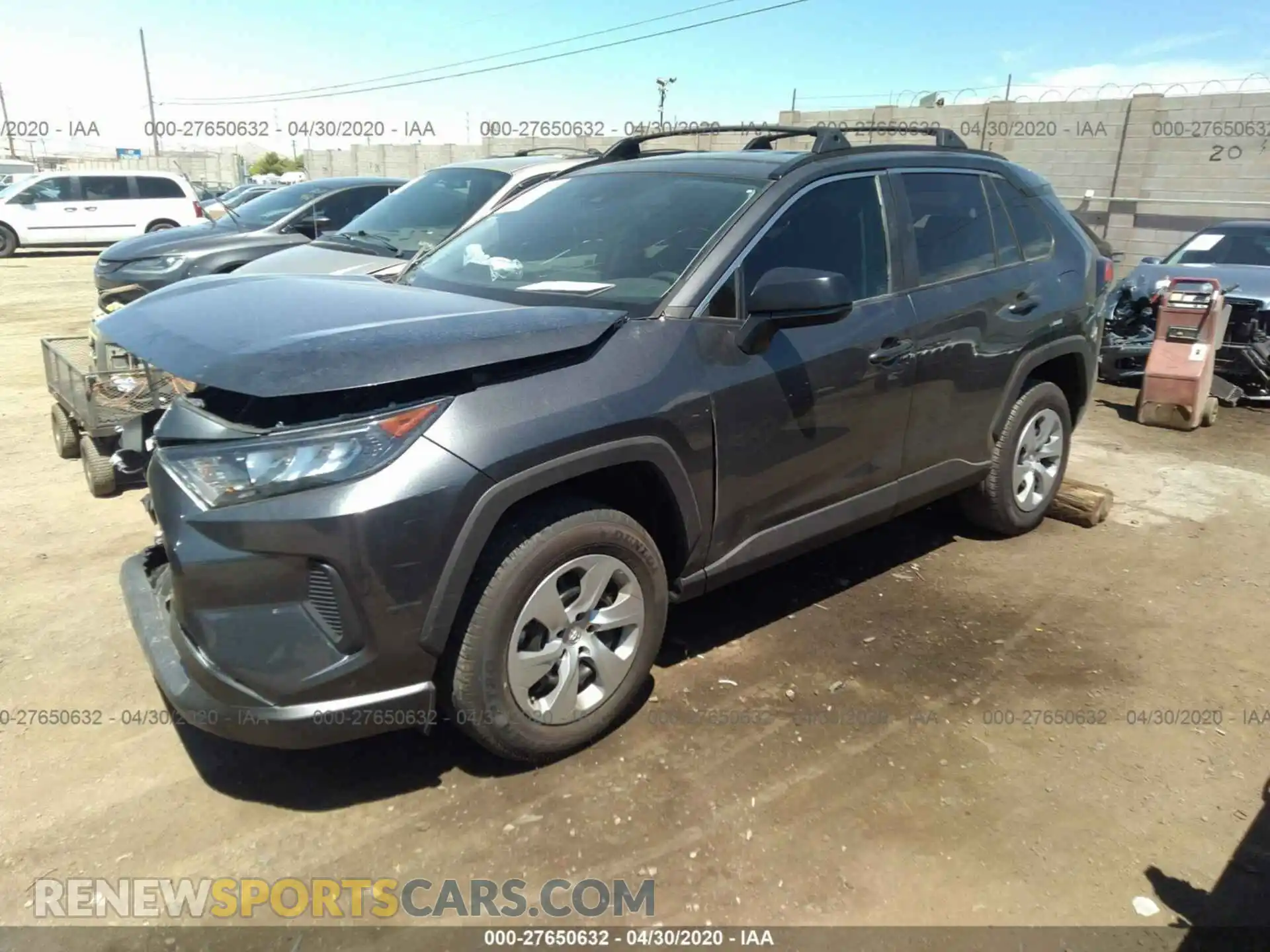 2 Photograph of a damaged car 2T3H1RFV7LC034705 TOYOTA RAV4 2020