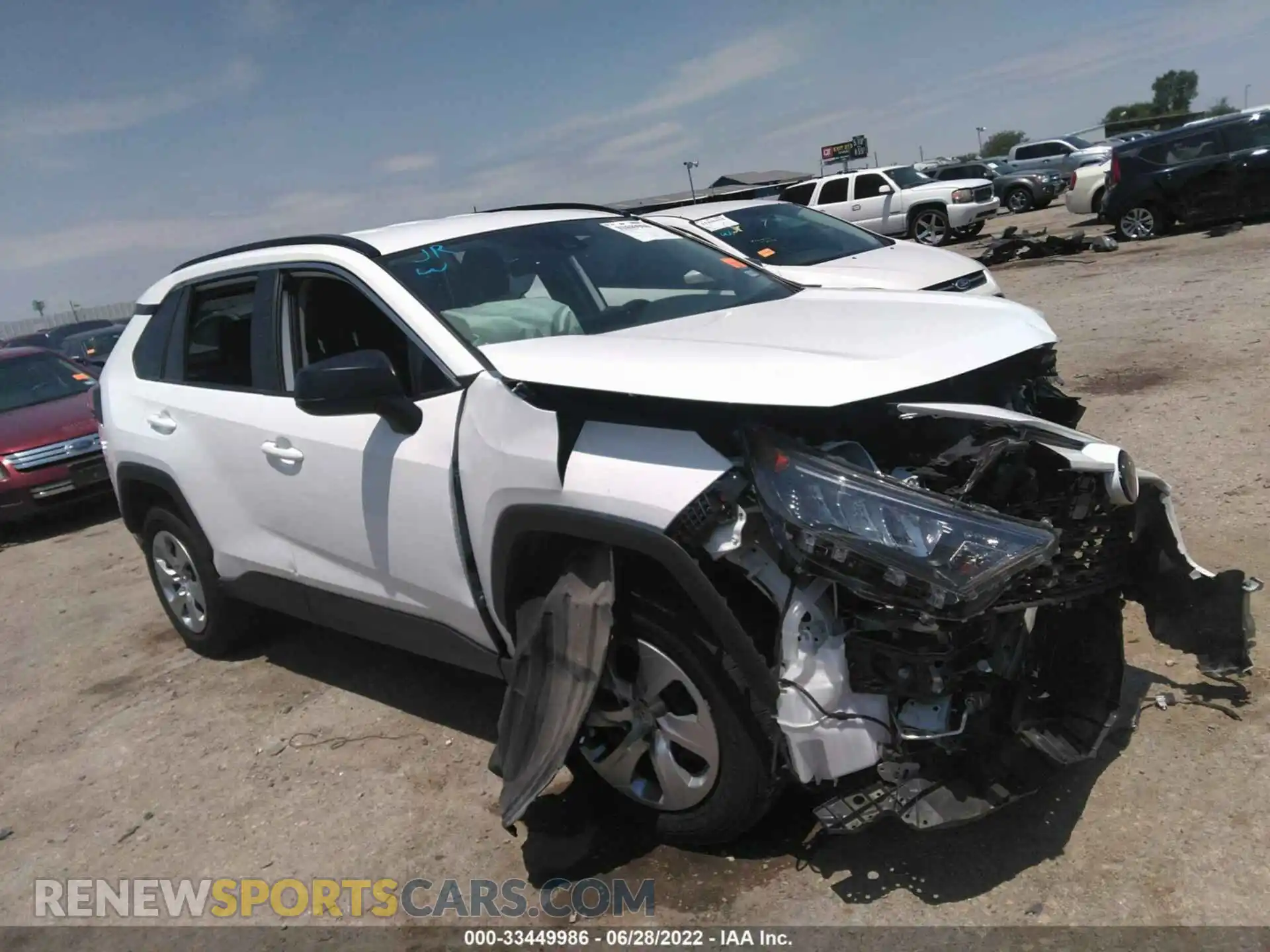 1 Фотография поврежденного автомобиля 2T3H1RFV7LC046708 TOYOTA RAV4 2020