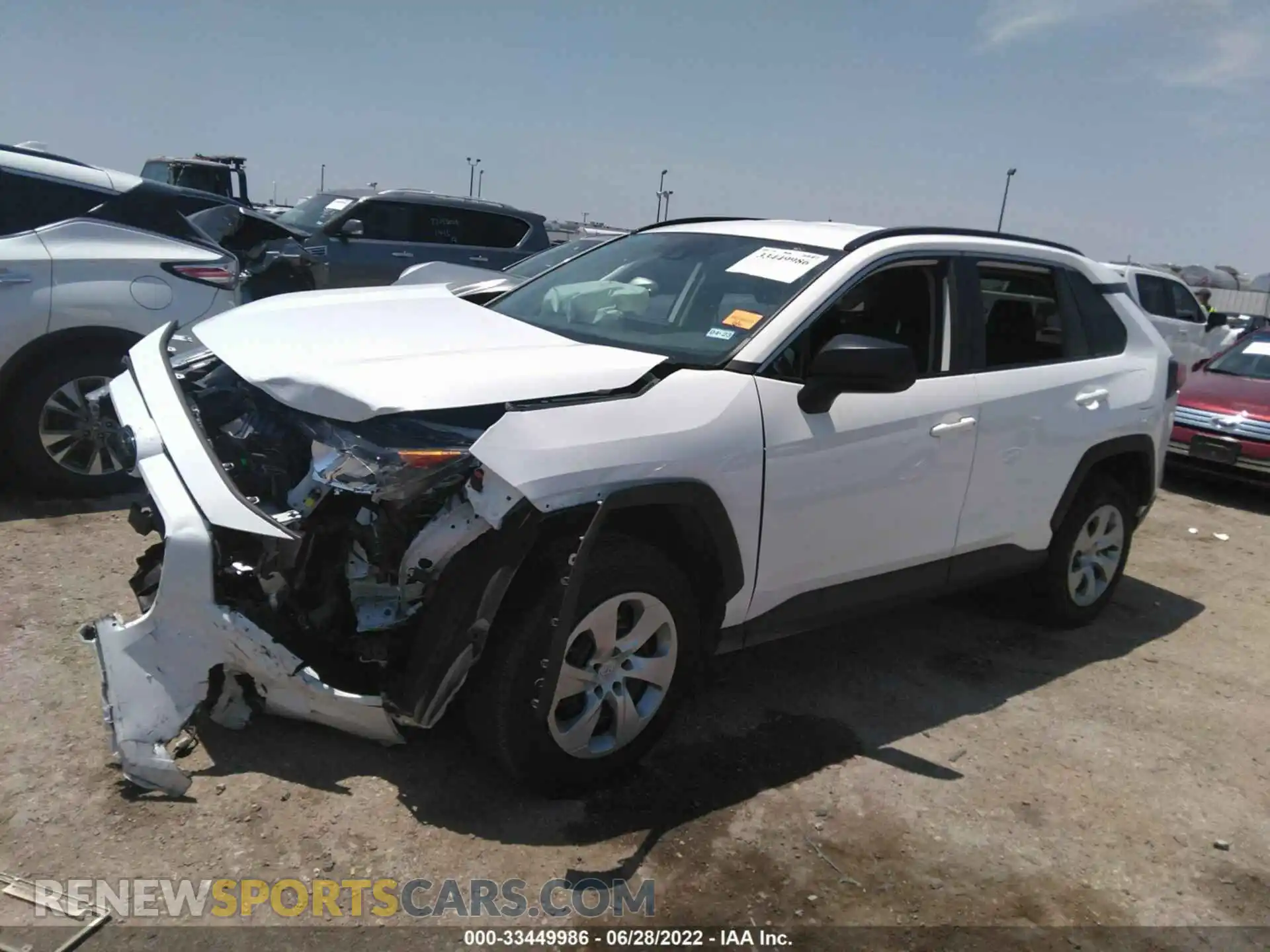 2 Фотография поврежденного автомобиля 2T3H1RFV7LC046708 TOYOTA RAV4 2020