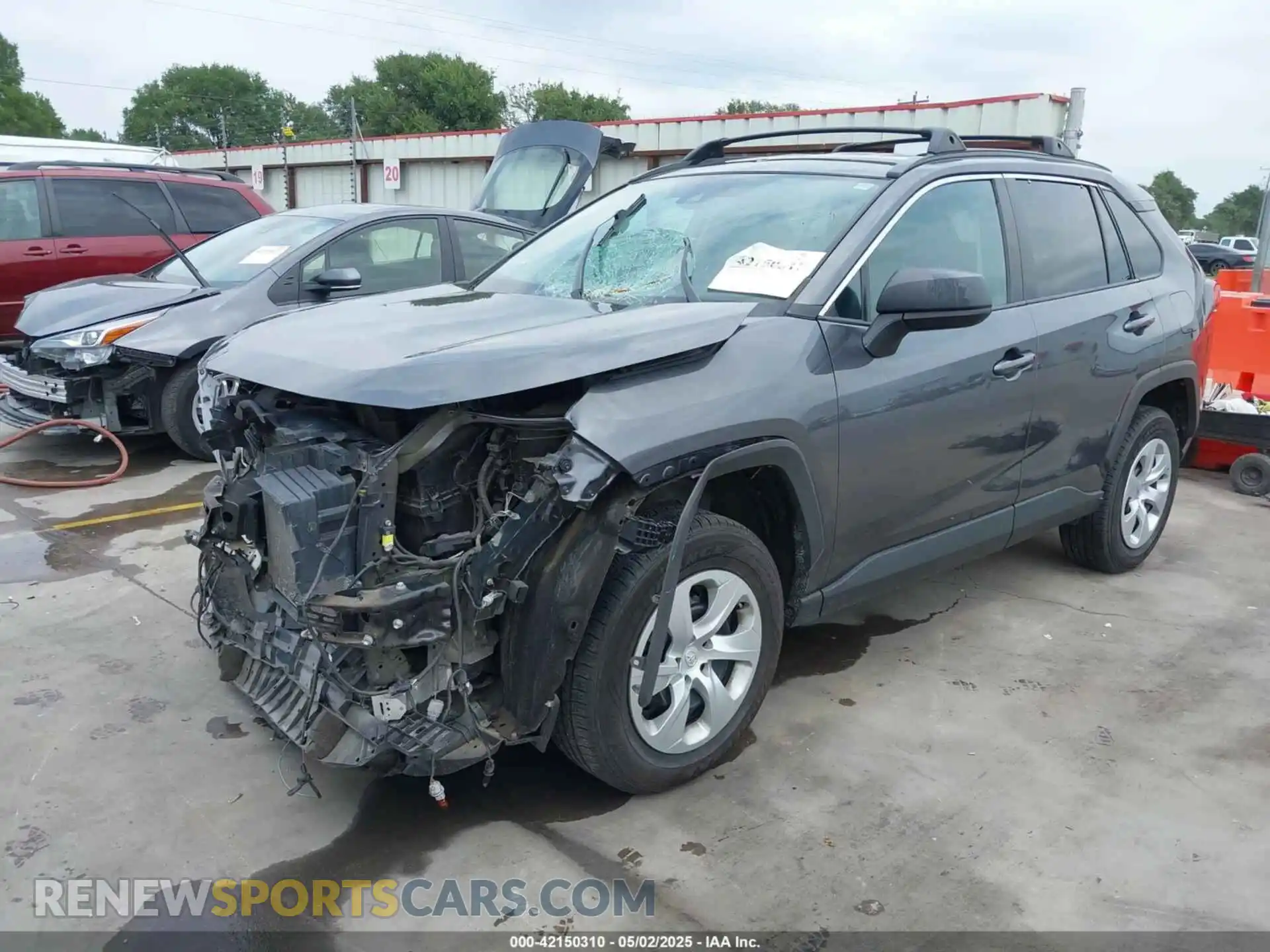2 Photograph of a damaged car 2T3H1RFV7LC047566 TOYOTA RAV4 2020