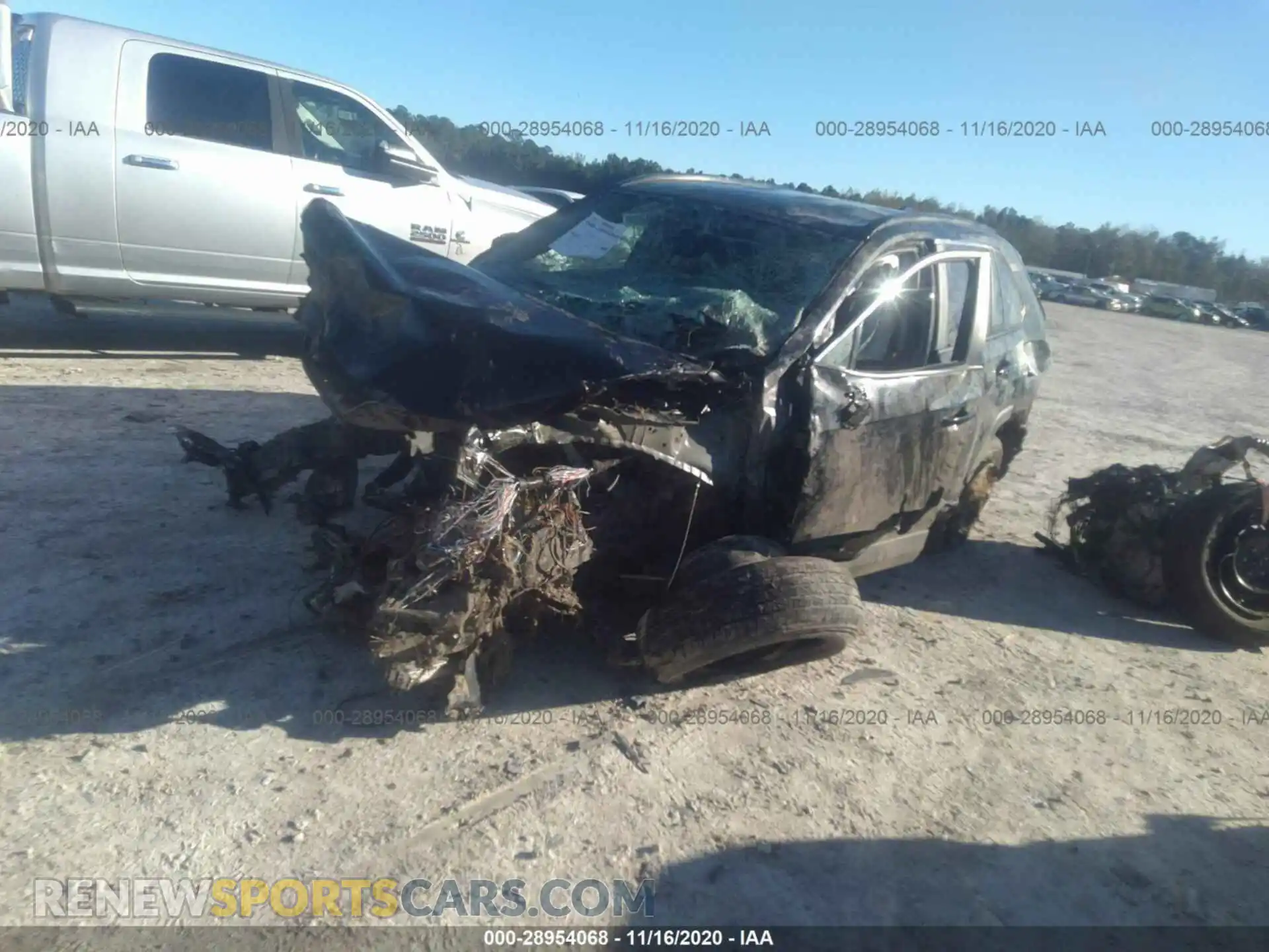 2 Photograph of a damaged car 2T3H1RFV7LC070460 TOYOTA RAV4 2020