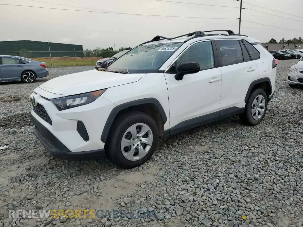 1 Photograph of a damaged car 2T3H1RFV7LC077957 TOYOTA RAV4 2020