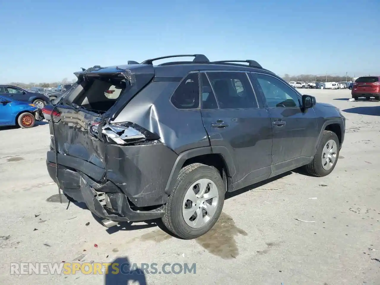 3 fotografías del automóvil dañado 2T3H1RFV7LC085928 TOYOTA RAV4 2020
