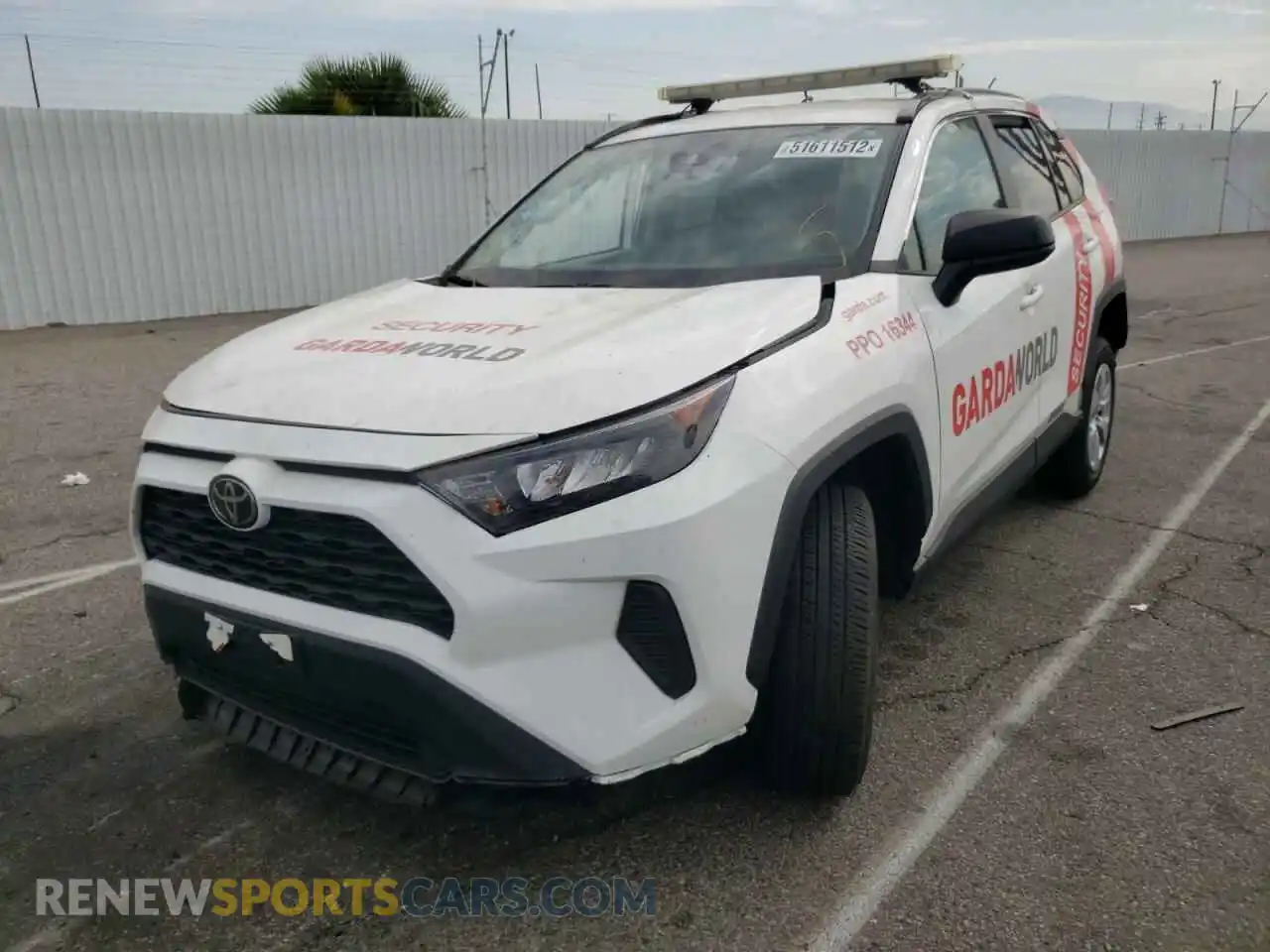 2 Photograph of a damaged car 2T3H1RFV7LW090190 TOYOTA RAV4 2020
