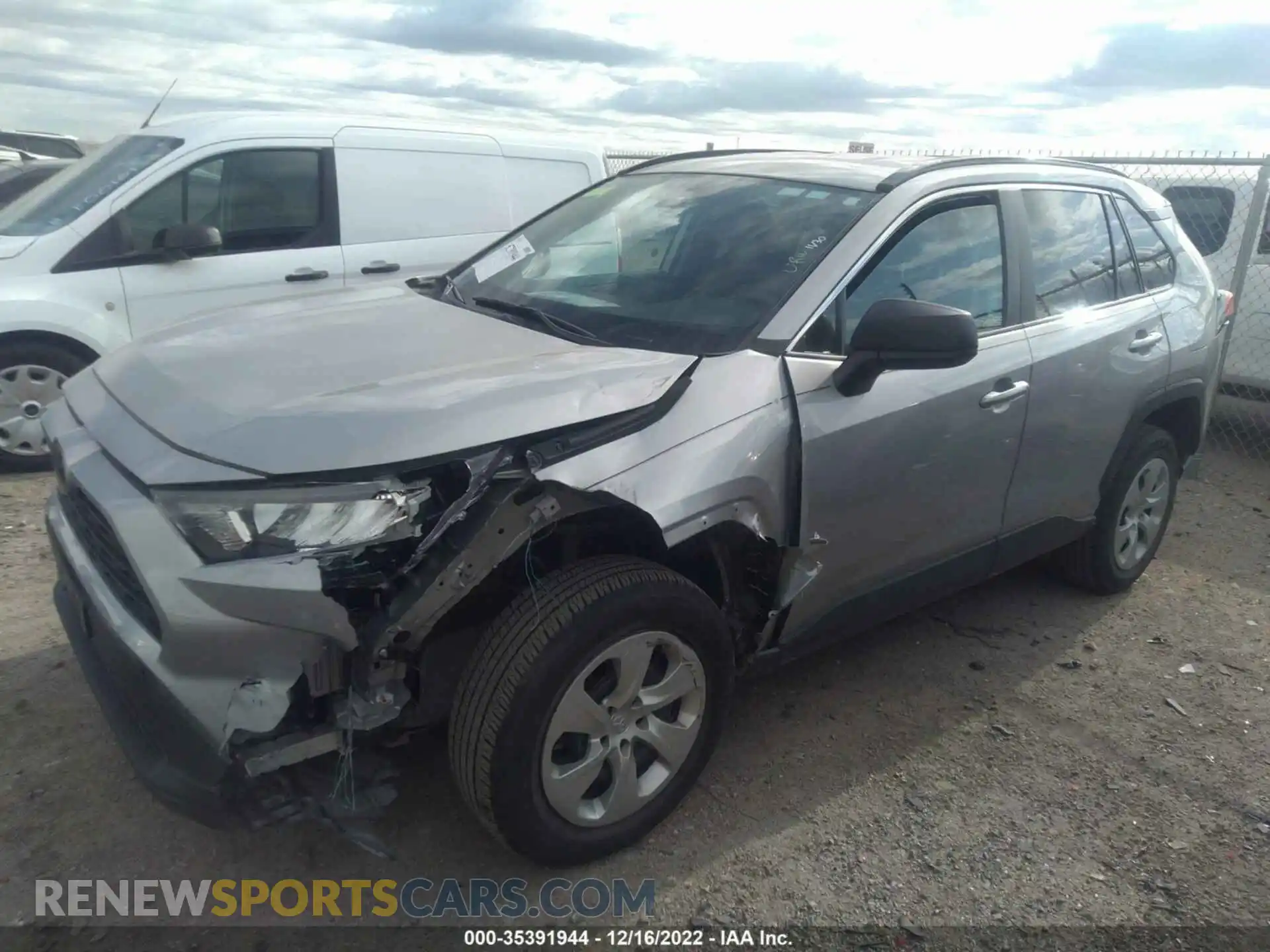 2 Photograph of a damaged car 2T3H1RFV7LW096071 TOYOTA RAV4 2020