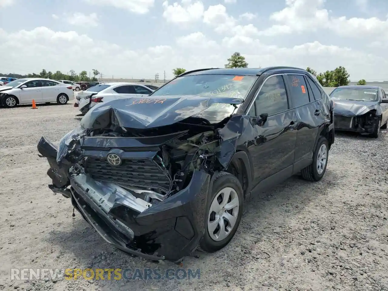 2 Photograph of a damaged car 2T3H1RFV8LC035006 TOYOTA RAV4 2020