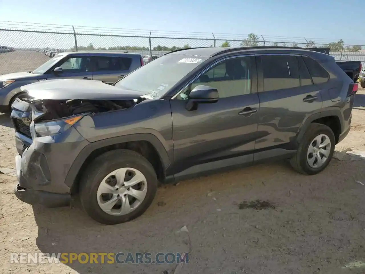 1 Photograph of a damaged car 2T3H1RFV8LC036656 TOYOTA RAV4 2020