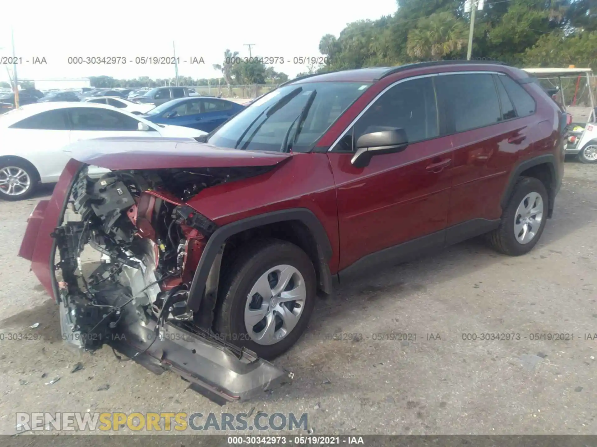 2 Фотография поврежденного автомобиля 2T3H1RFV8LC067325 TOYOTA RAV4 2020