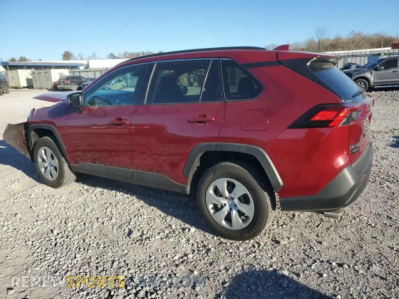 2 fotografías del automóvil dañado 2T3H1RFV8LW057683 TOYOTA RAV4 2020