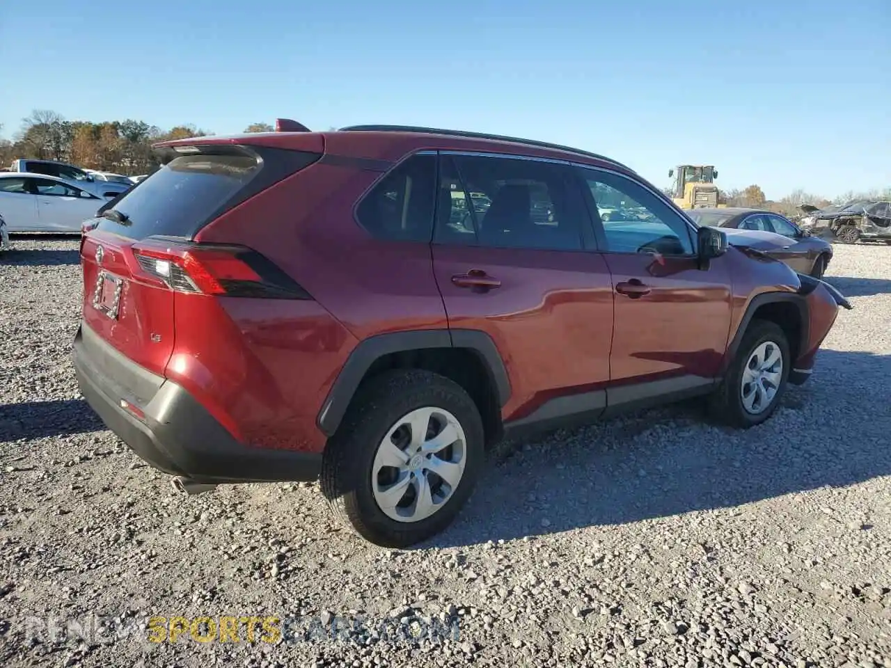 3 fotografías del automóvil dañado 2T3H1RFV8LW057683 TOYOTA RAV4 2020