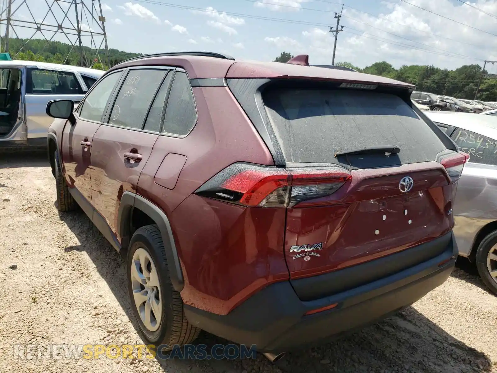3 Photograph of a damaged car 2T3H1RFV9LC035130 TOYOTA RAV4 2020