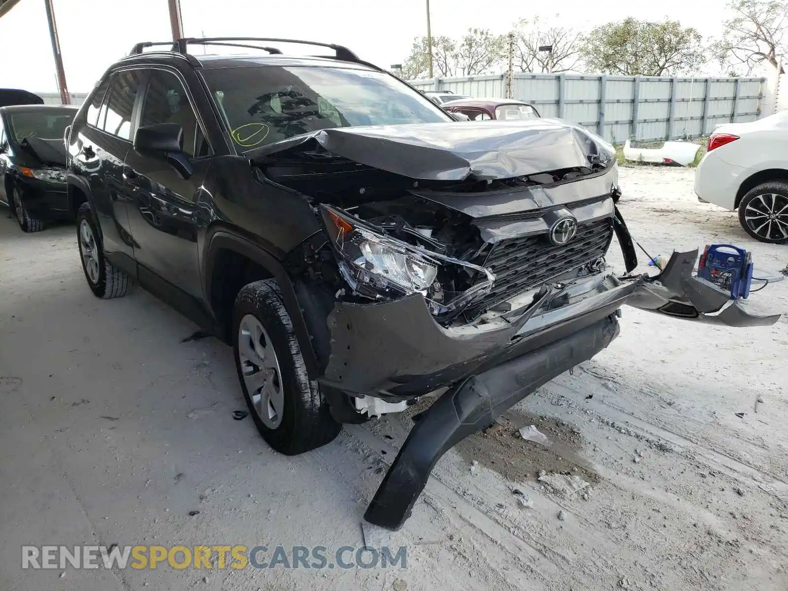 1 Photograph of a damaged car 2T3H1RFV9LC049576 TOYOTA RAV4 2020