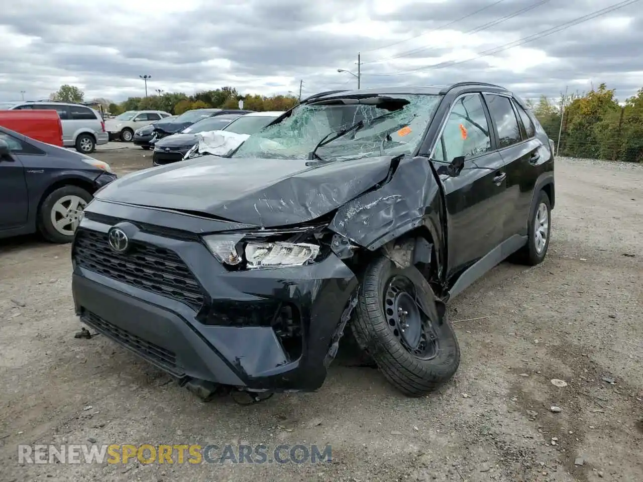2 Photograph of a damaged car 2T3H1RFV9LC082917 TOYOTA RAV4 2020