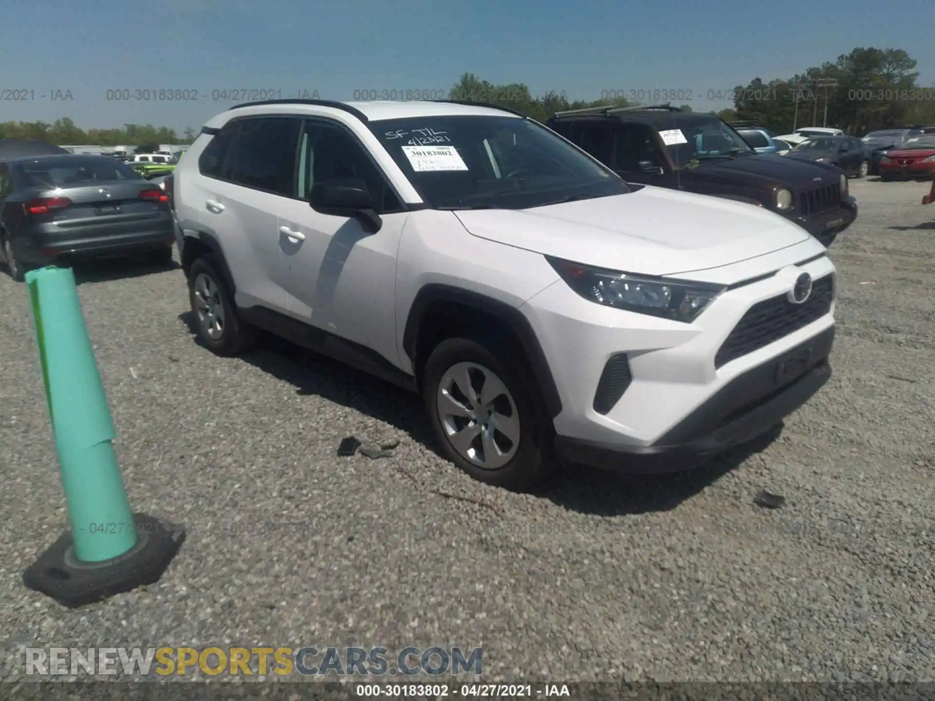 1 fotografías del automóvil dañado 2T3H1RFV9LW061645 TOYOTA RAV4 2020