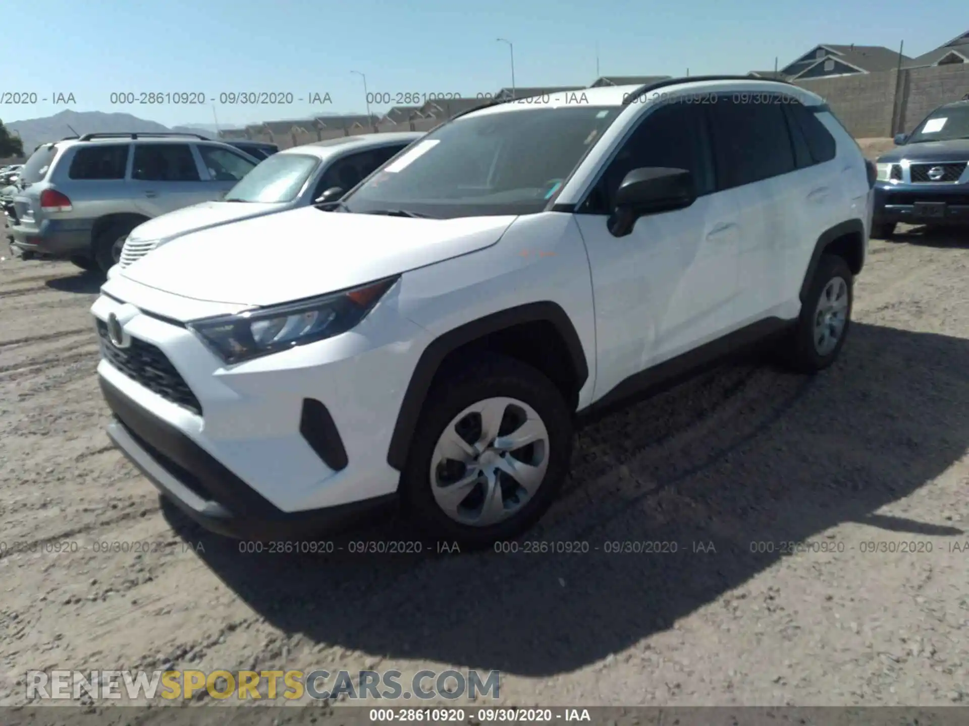 2 Photograph of a damaged car 2T3H1RFV9LW069633 TOYOTA RAV4 2020