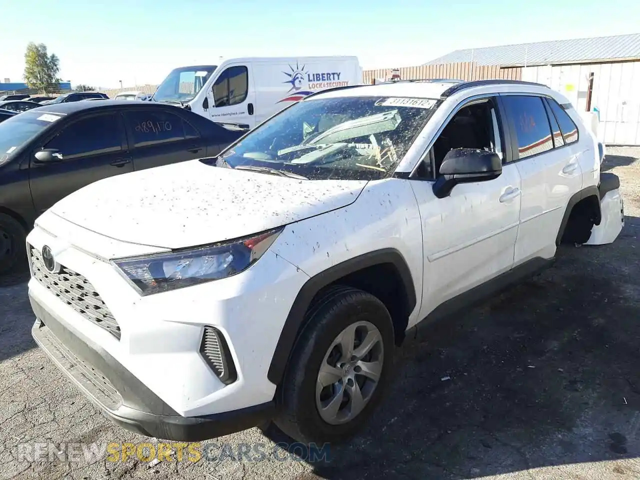 2 Photograph of a damaged car 2T3H1RFV9LW093852 TOYOTA RAV4 2020
