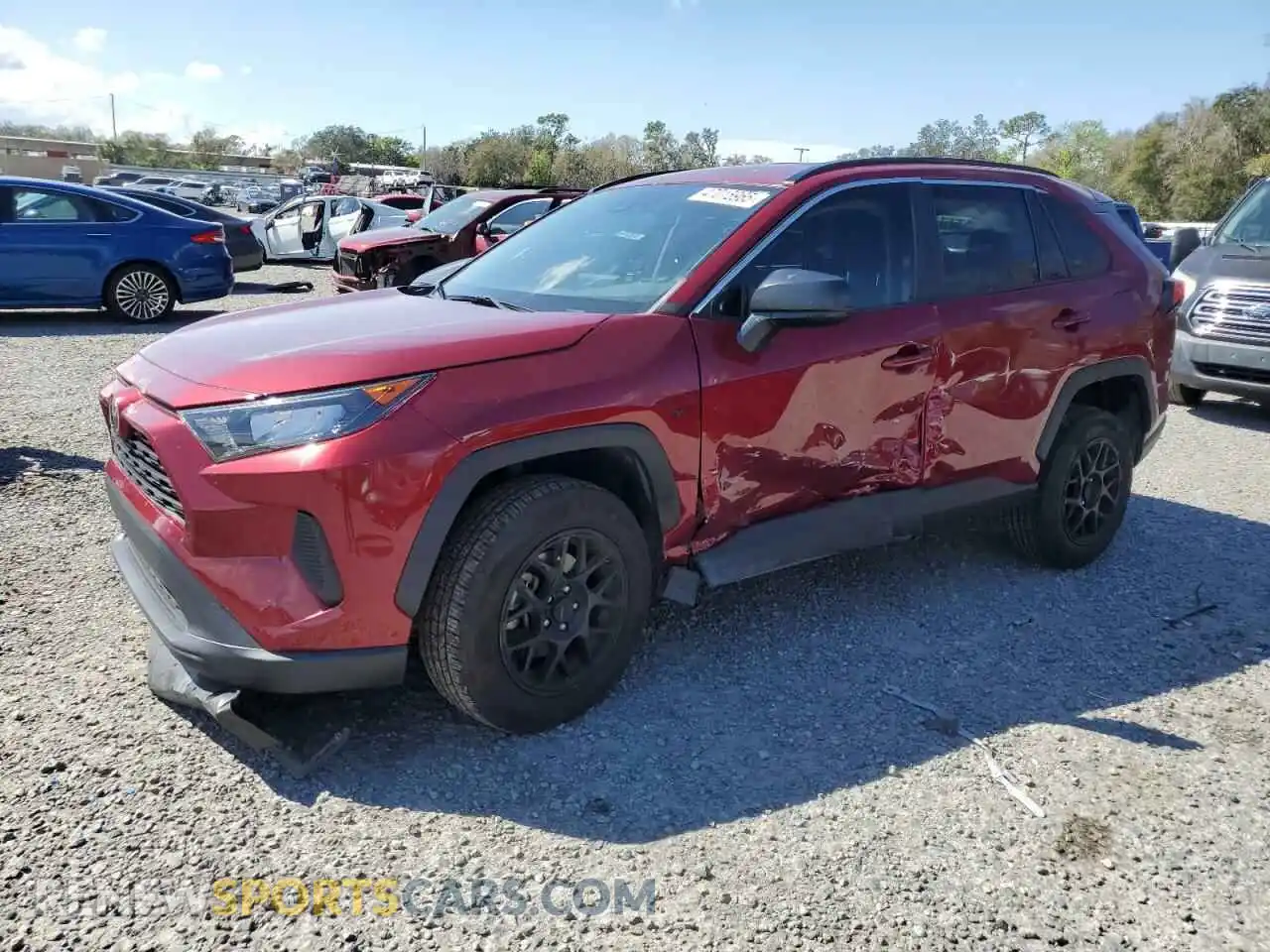 1 Photograph of a damaged car 2T3H1RFV9LW094130 TOYOTA RAV4 2020