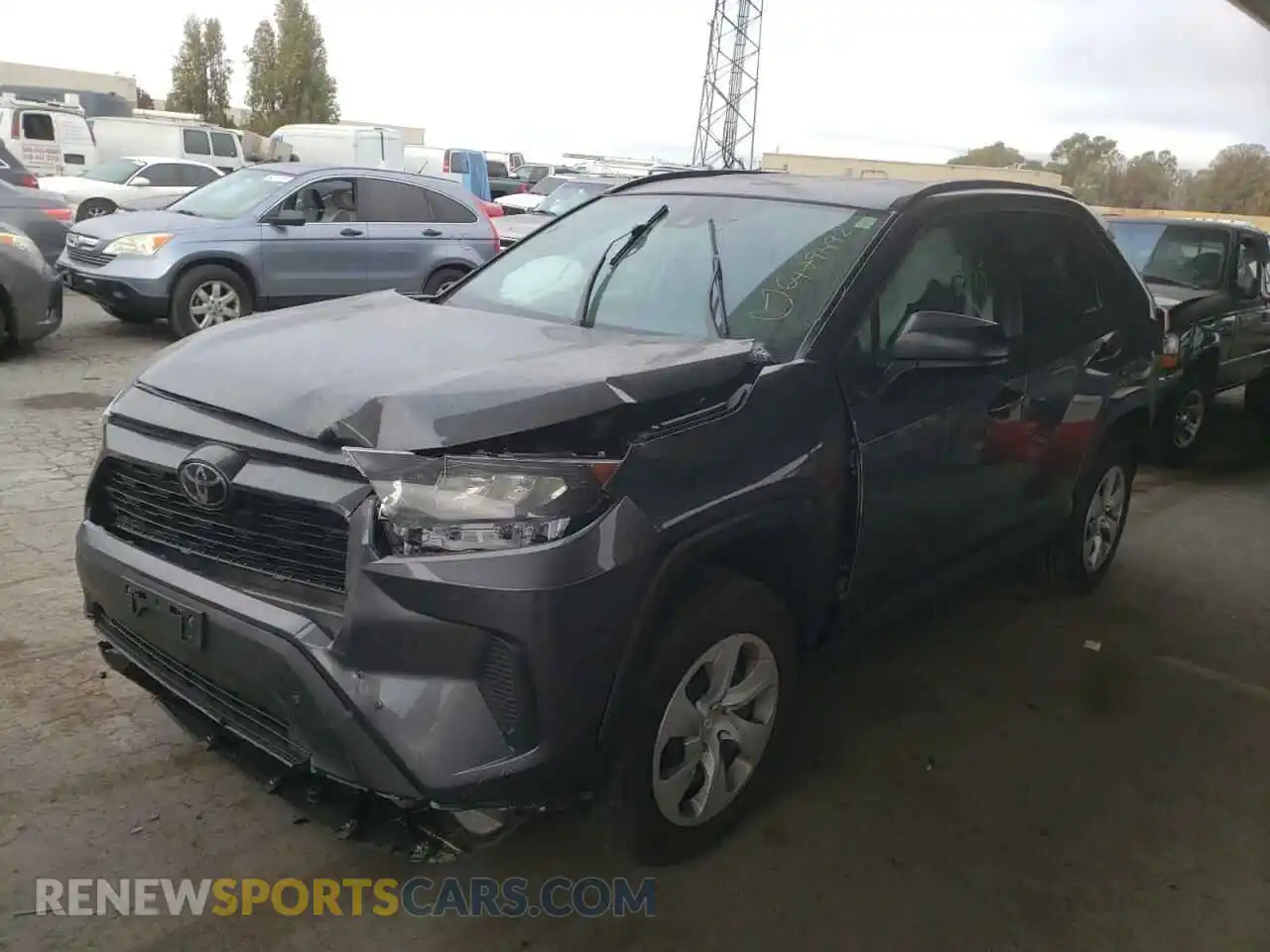 2 Photograph of a damaged car 2T3H1RFV9LW096766 TOYOTA RAV4 2020