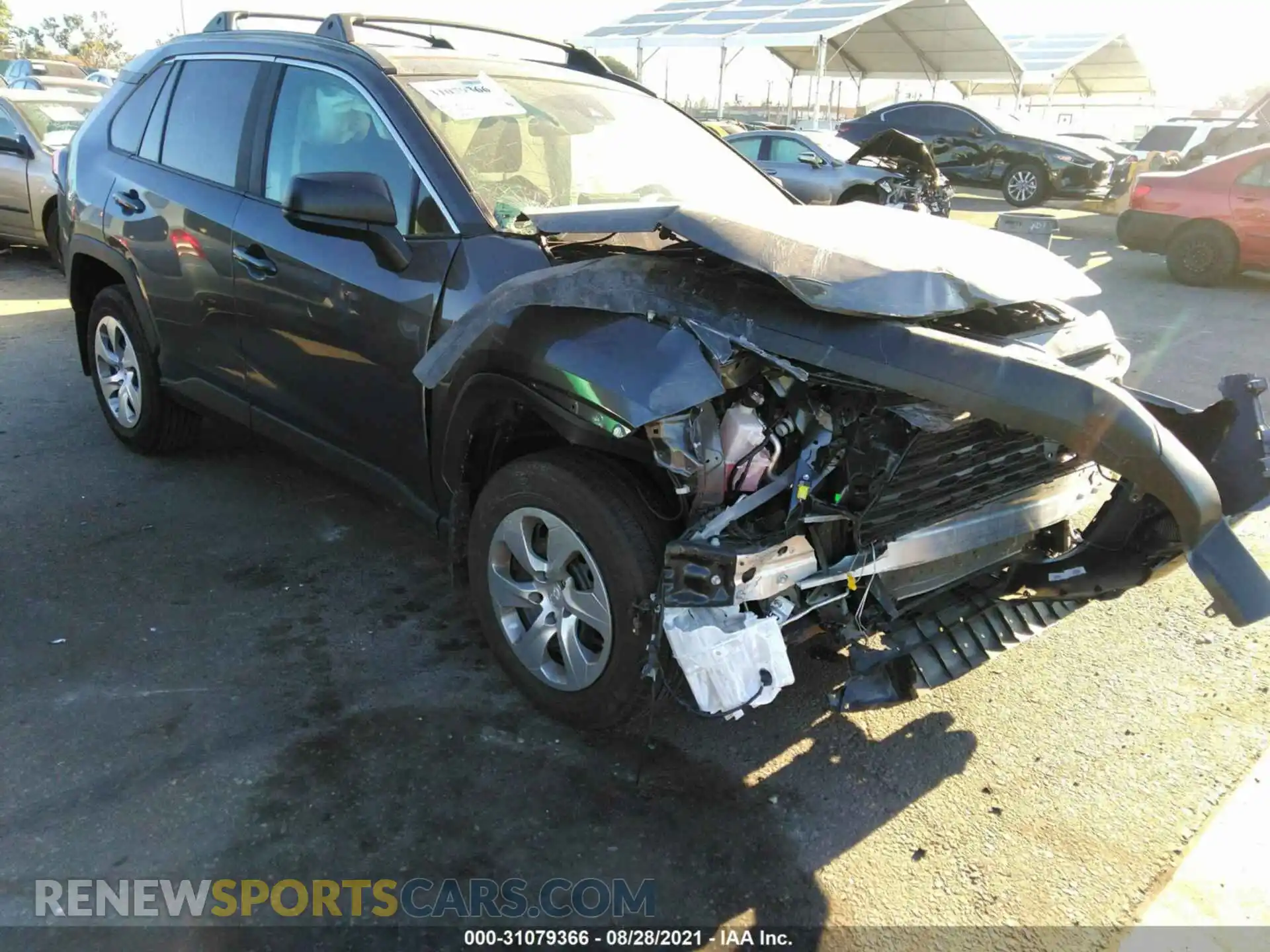 1 Photograph of a damaged car 2T3H1RFV9LW098923 TOYOTA RAV4 2020