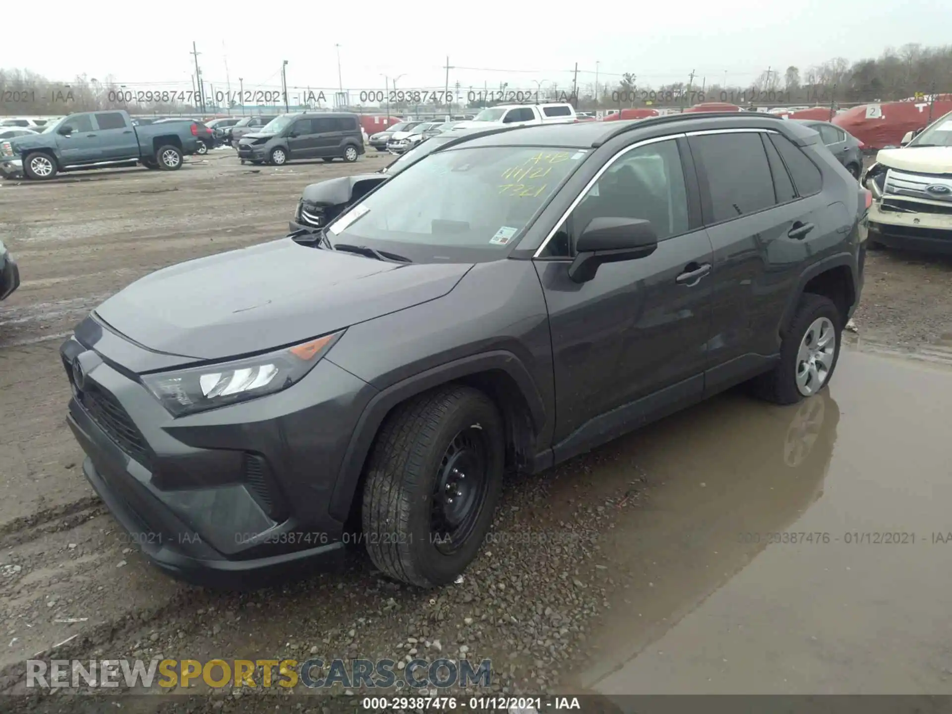 2 Photograph of a damaged car 2T3H1RFVXLC047321 TOYOTA RAV4 2020