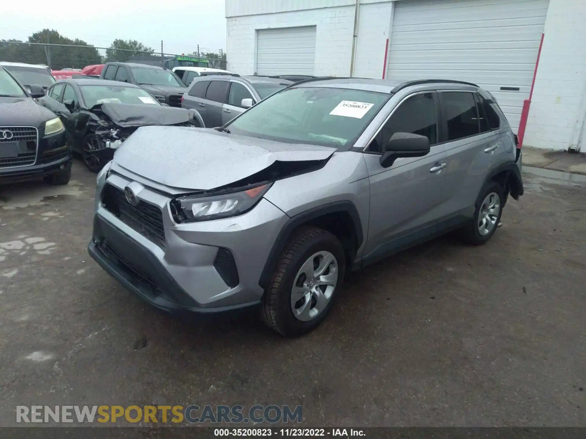 2 Фотография поврежденного автомобиля 2T3H1RFVXLC077242 TOYOTA RAV4 2020