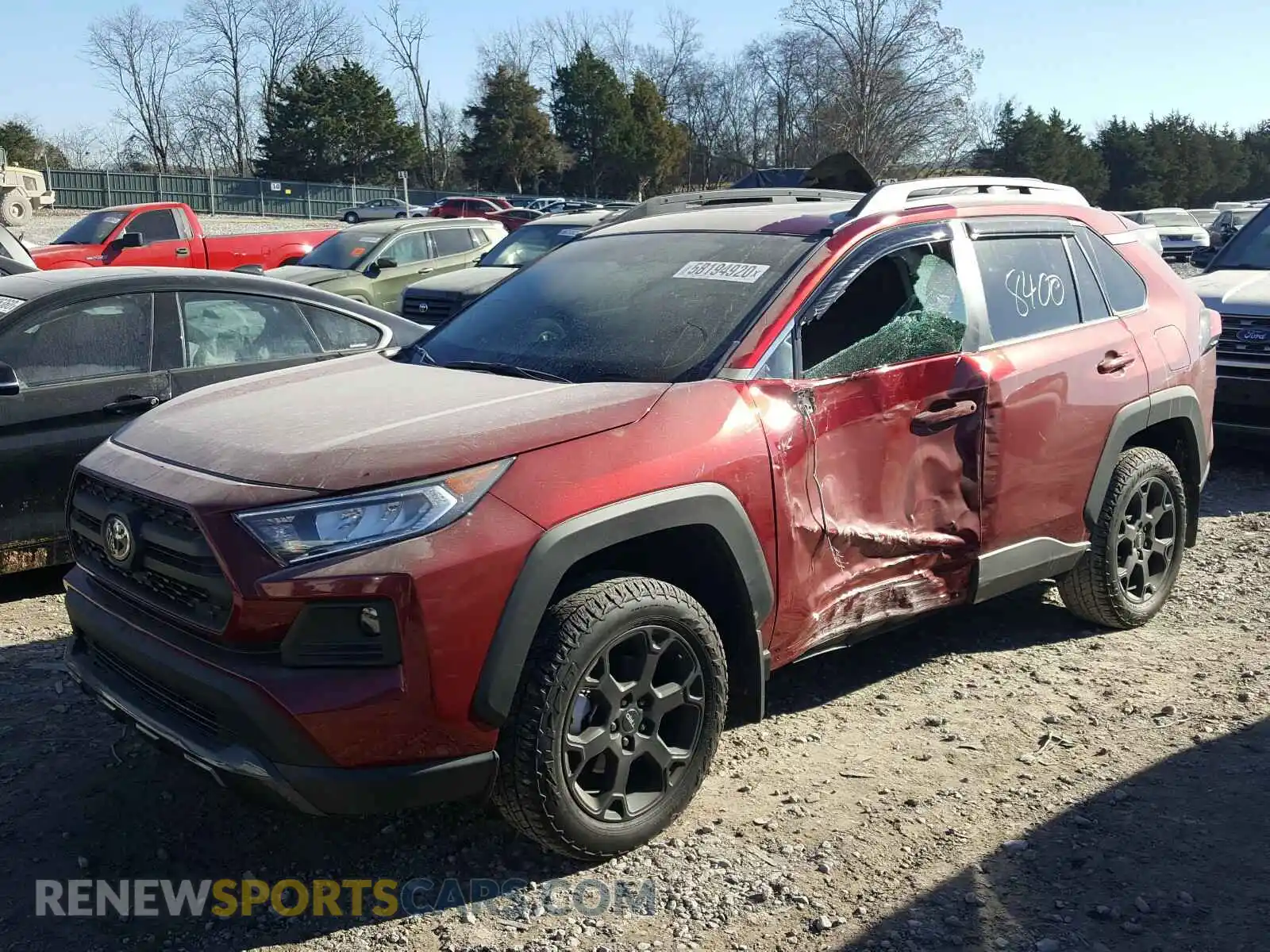 2 Photograph of a damaged car 2T3J1RFV1LC065627 TOYOTA RAV4 2020