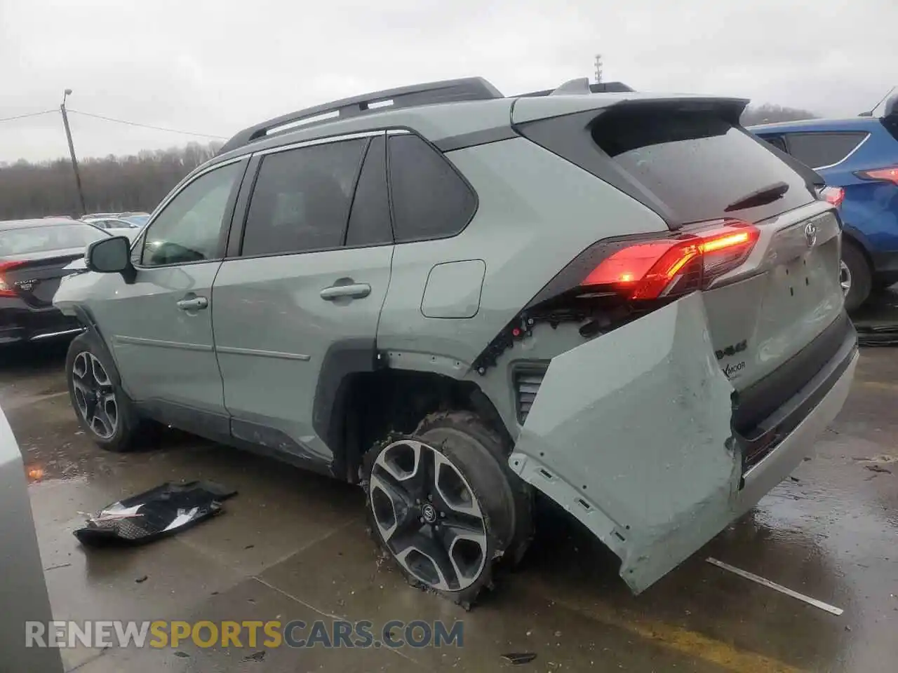 2 Photograph of a damaged car 2T3J1RFV1LC114941 TOYOTA RAV4 2020