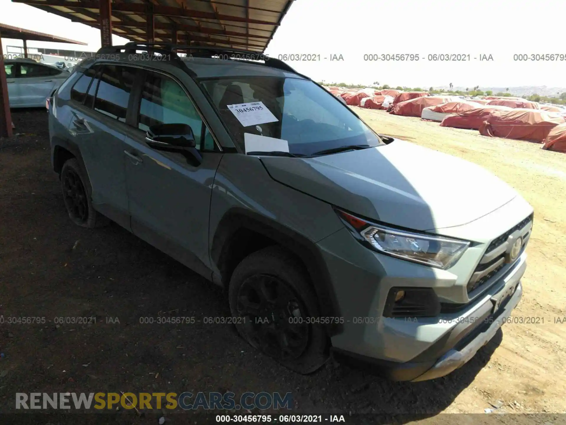 1 Photograph of a damaged car 2T3J1RFV2LC115659 TOYOTA RAV4 2020