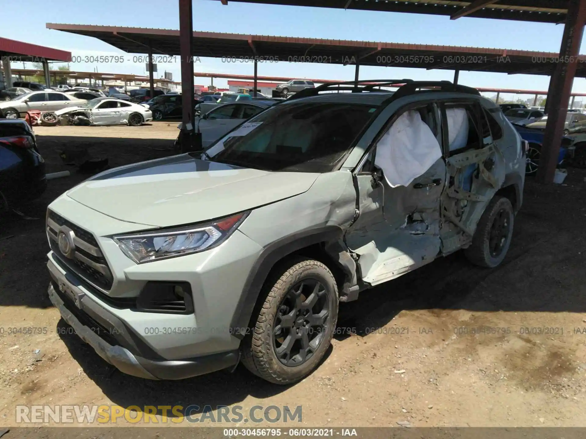 2 Photograph of a damaged car 2T3J1RFV2LC115659 TOYOTA RAV4 2020