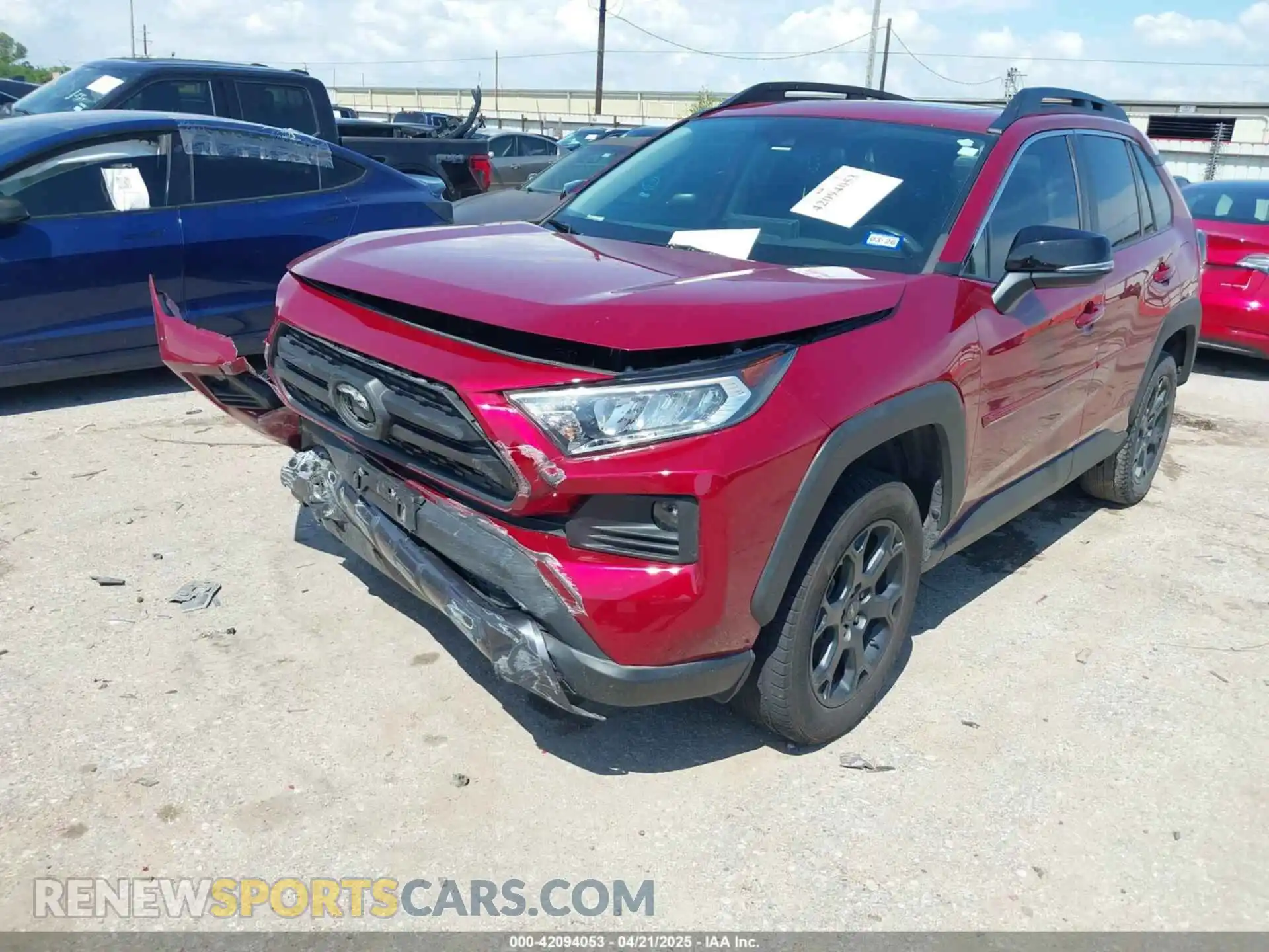 2 Photograph of a damaged car 2T3J1RFV2LC118416 TOYOTA RAV4 2020