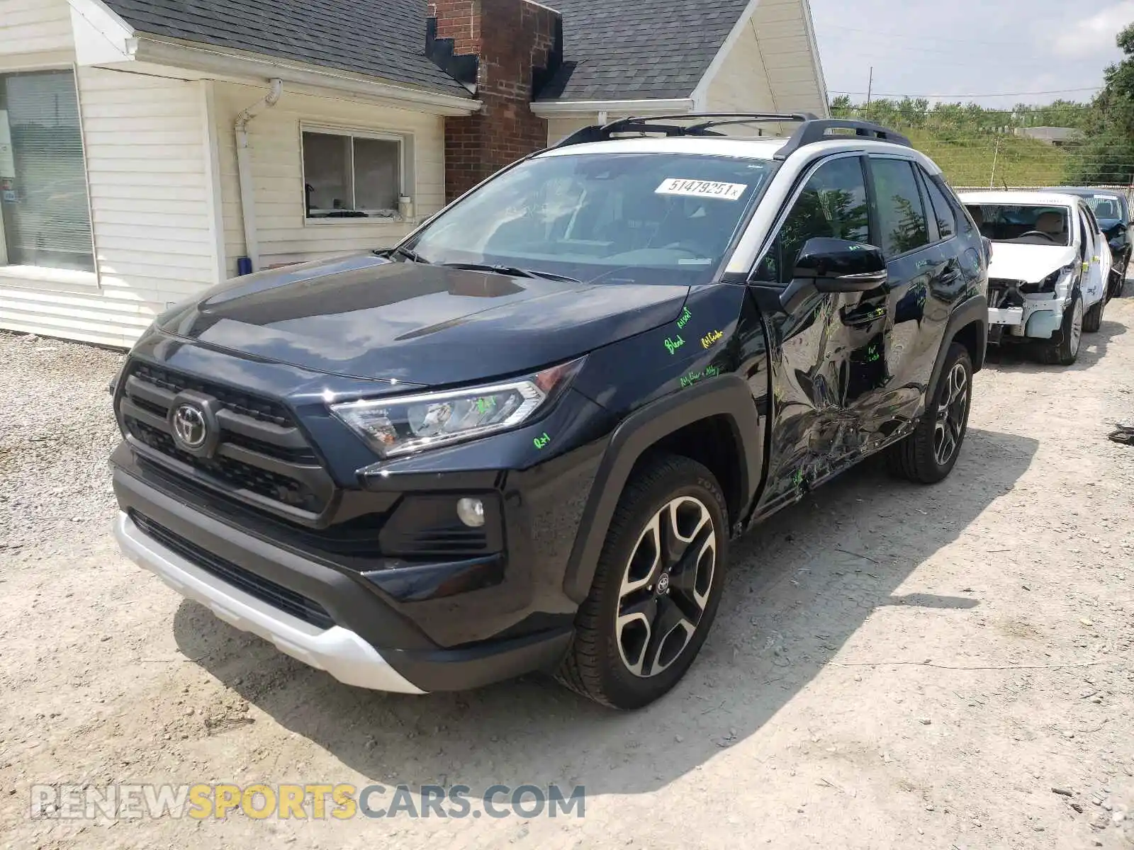 2 Photograph of a damaged car 2T3J1RFV6LC126020 TOYOTA RAV4 2020