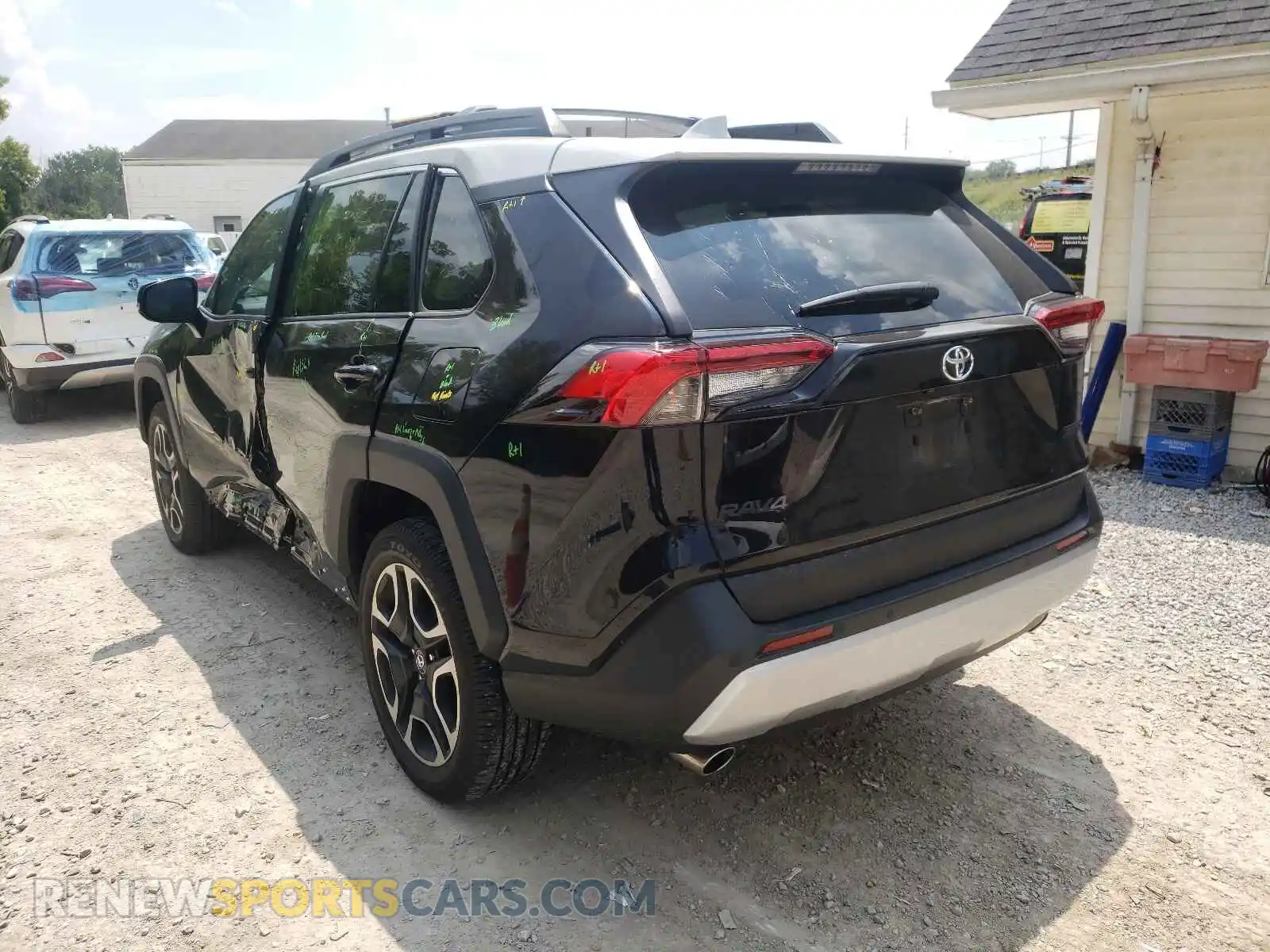 3 Photograph of a damaged car 2T3J1RFV6LC126020 TOYOTA RAV4 2020