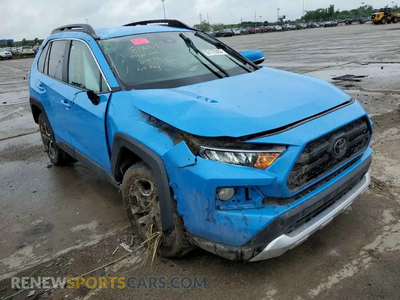 1 Photograph of a damaged car 2T3J1RFVXLC096519 TOYOTA RAV4 2020