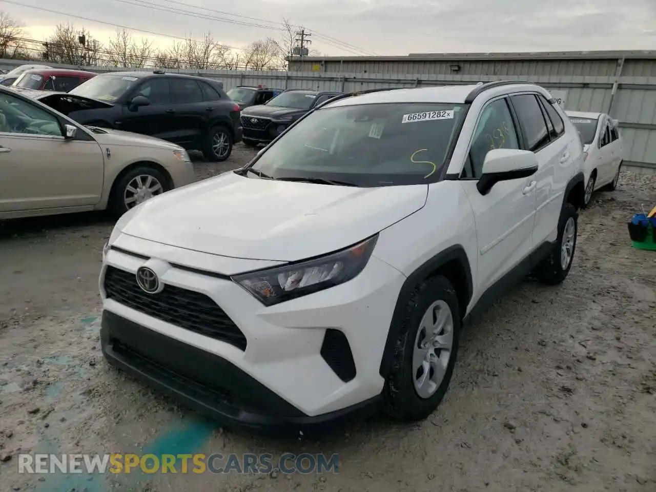 2 Photograph of a damaged car 2T3K1RFV0LC060987 TOYOTA RAV4 2020
