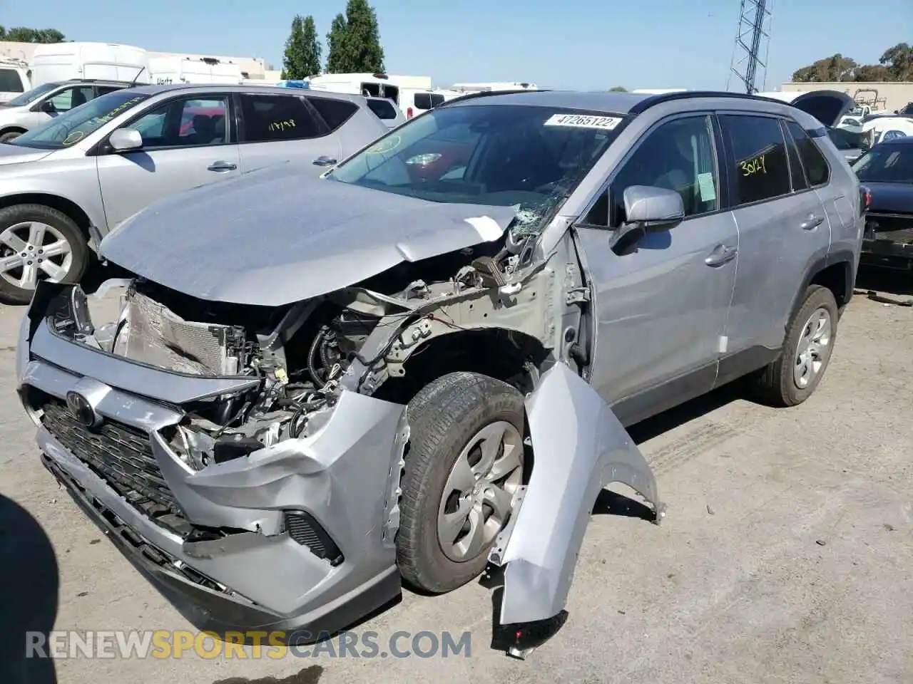 2 Photograph of a damaged car 2T3K1RFV4LW099872 TOYOTA RAV4 2020